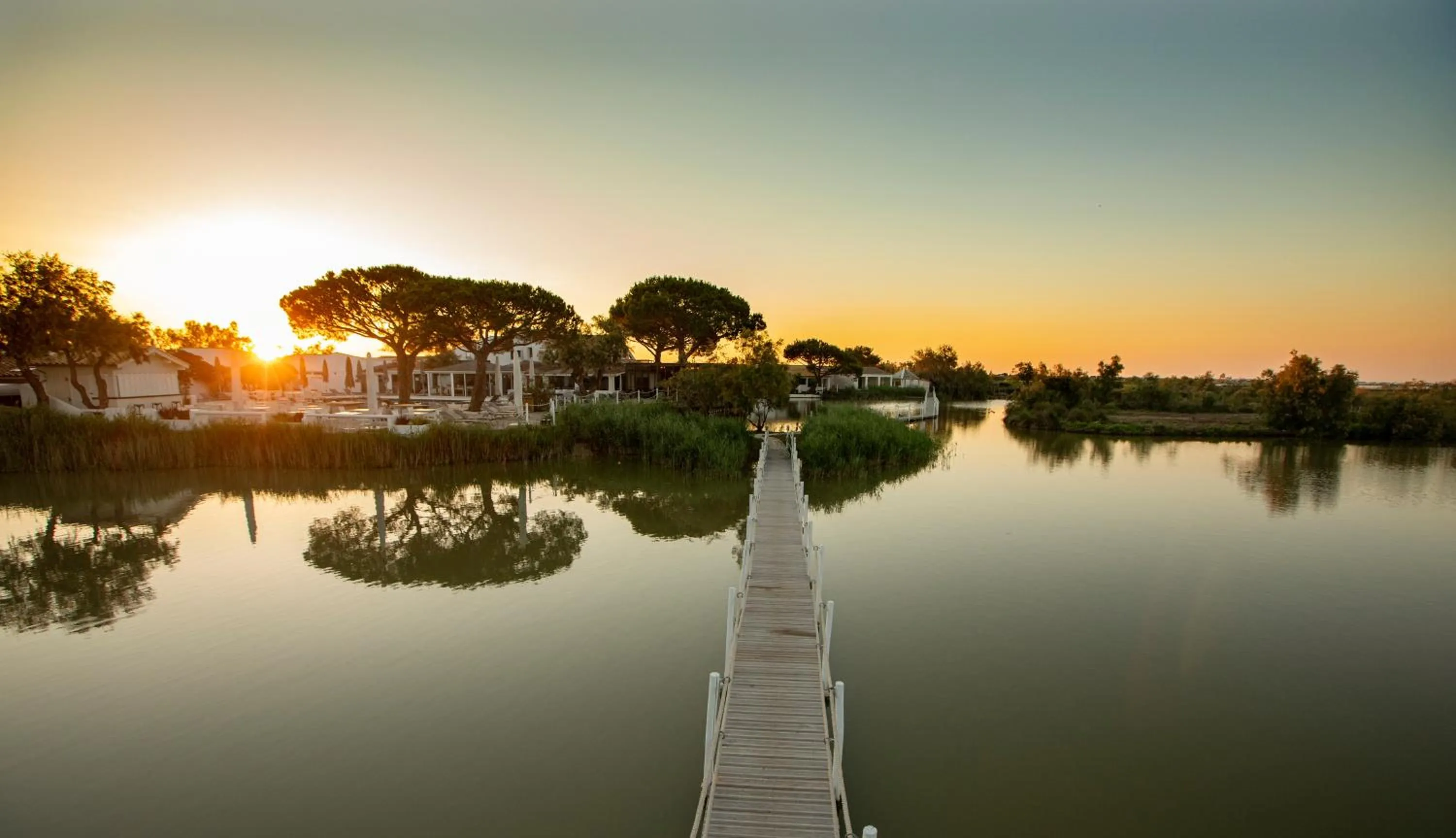 Natural landscape in Mas de la Fouque - Hôtel & Spa