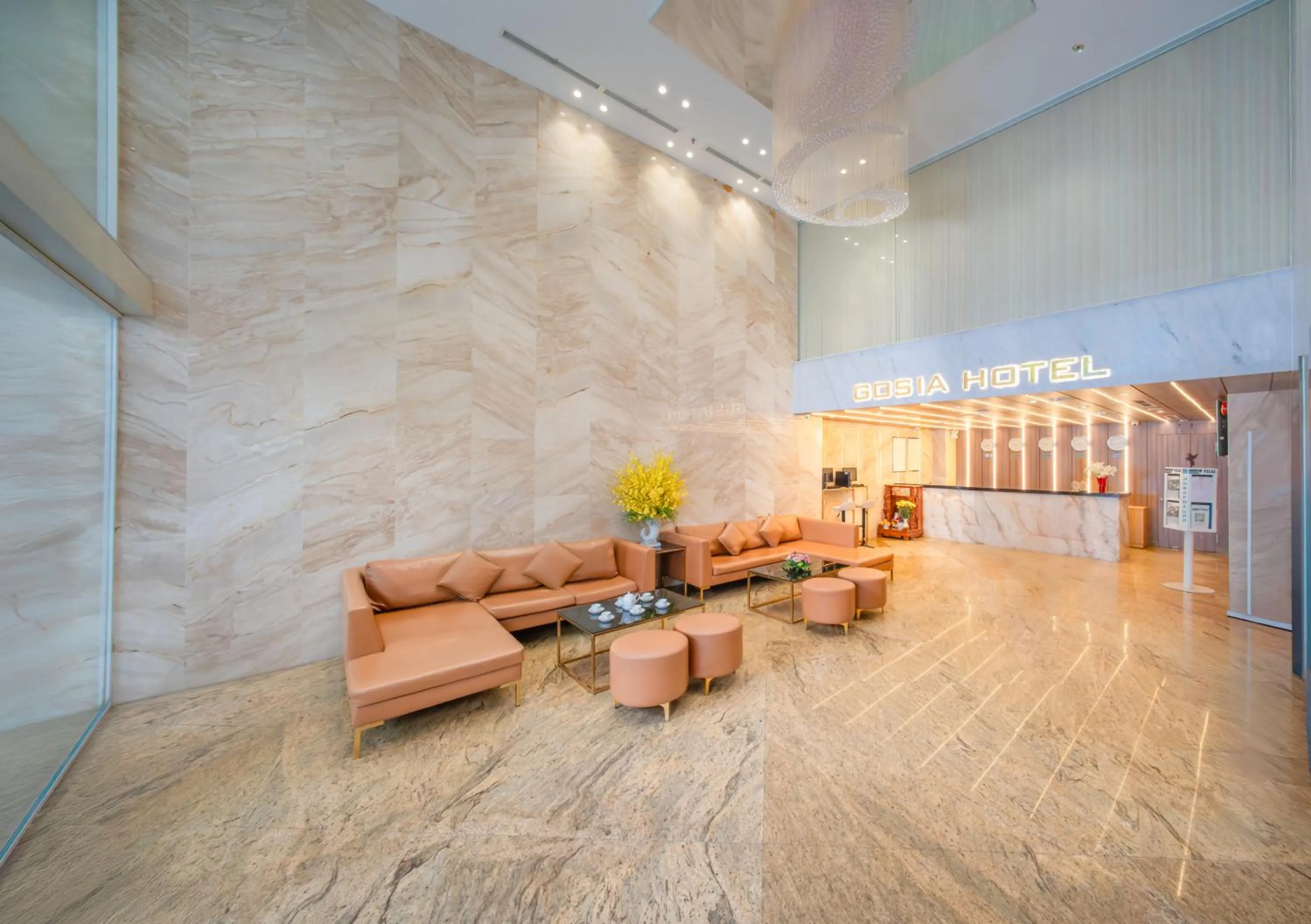 Lobby or reception in Gosia Hotel
