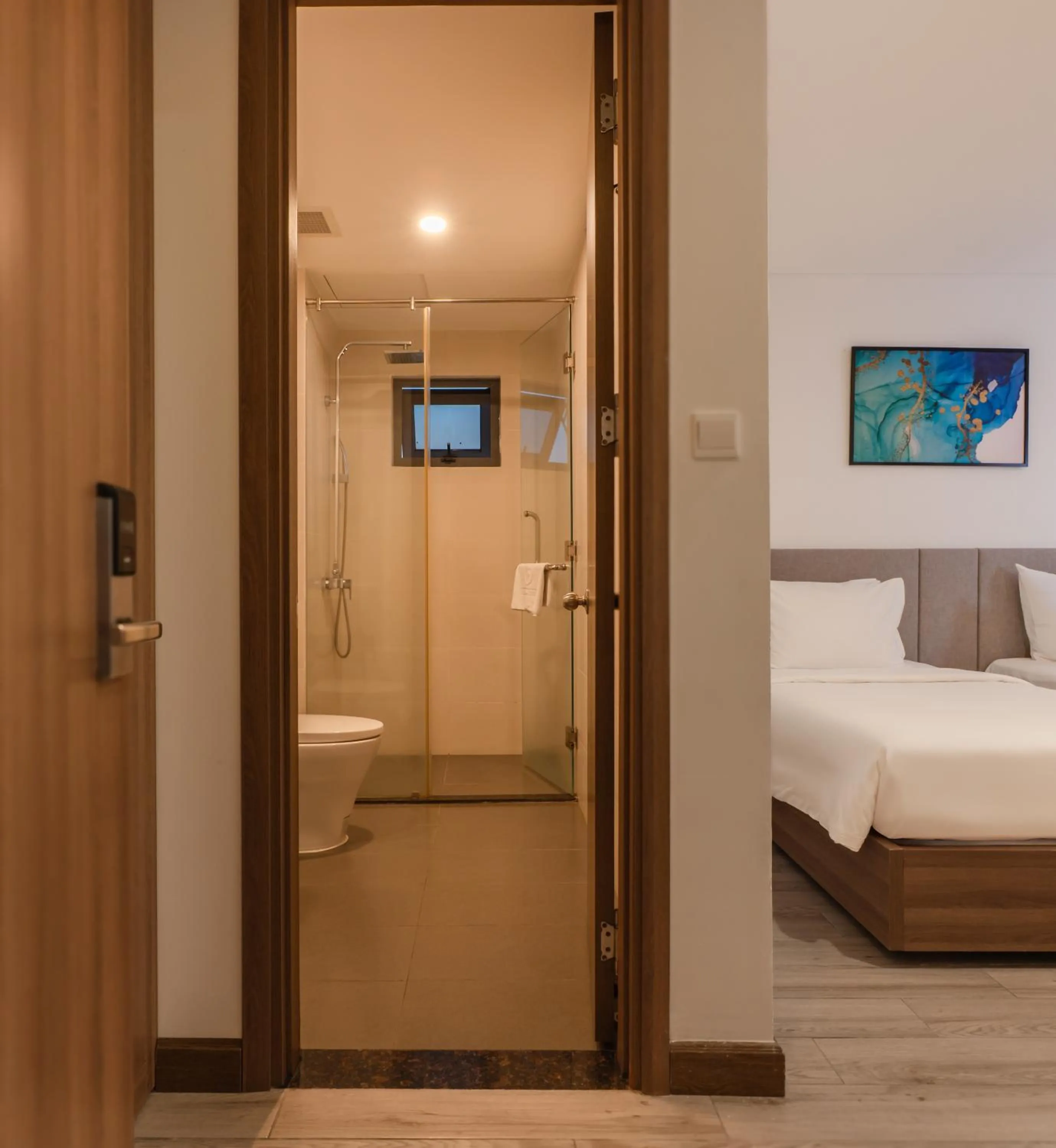 Toilet, Bed in Gosia Hotel