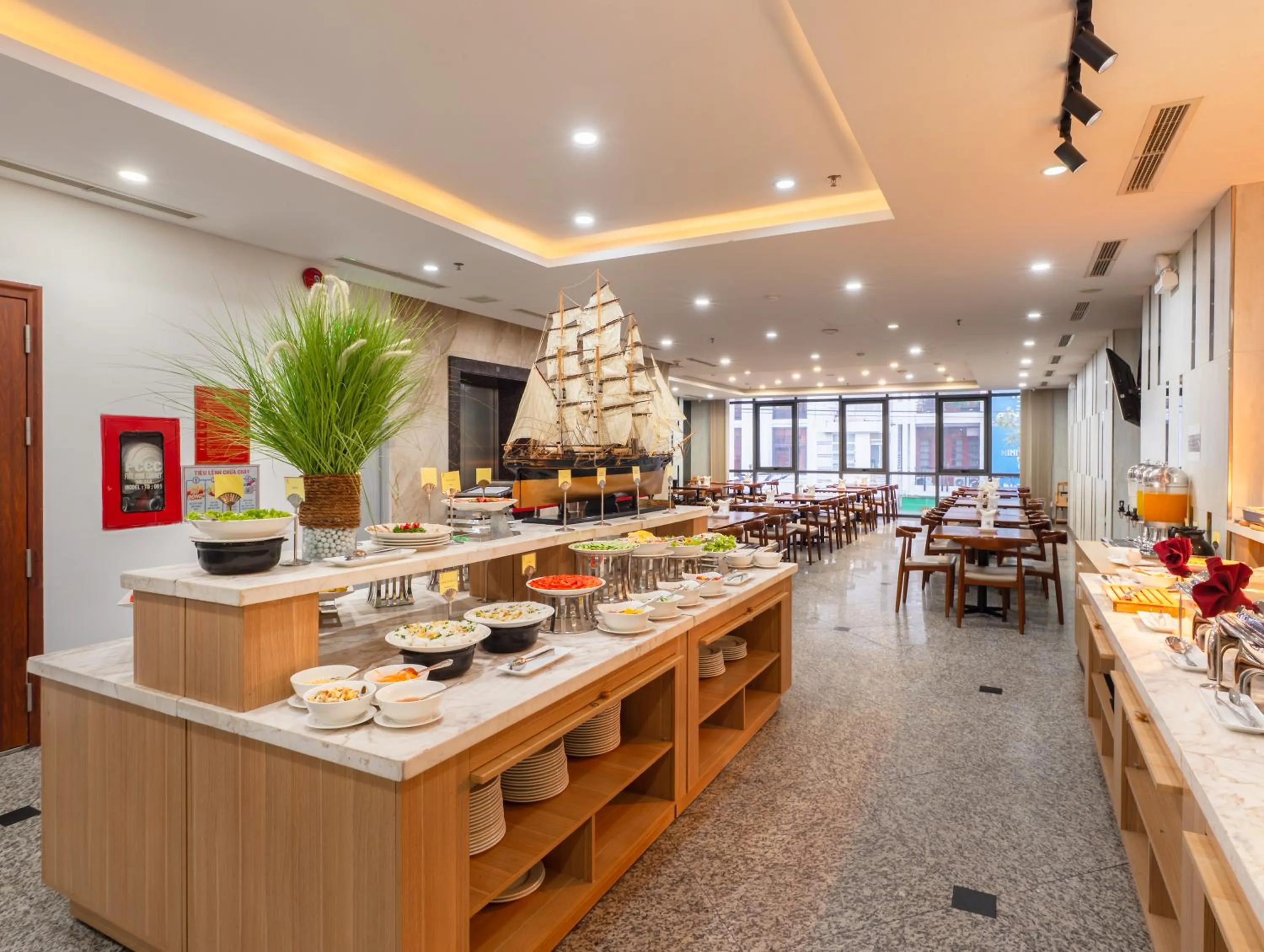 Buffet breakfast in Gosia Hotel