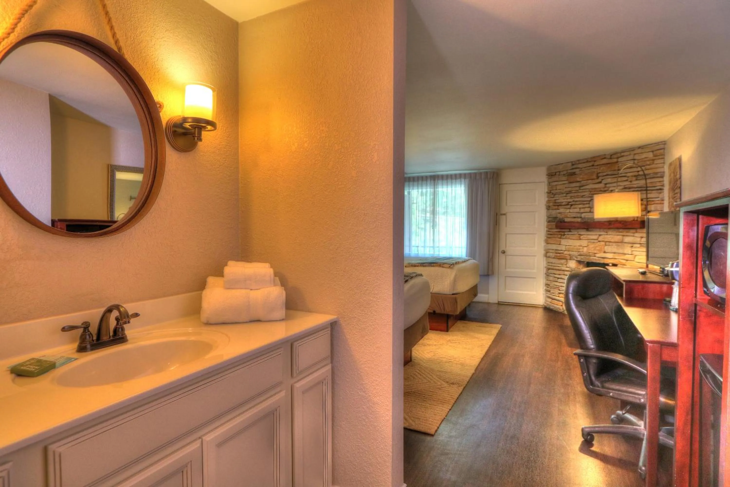 Bathroom in River Edge Inn
