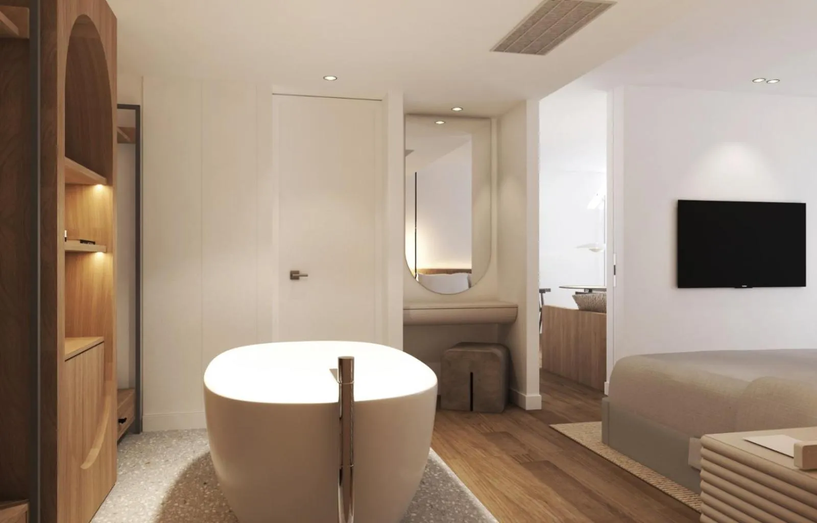 Bathroom, Bed in Terra Nara