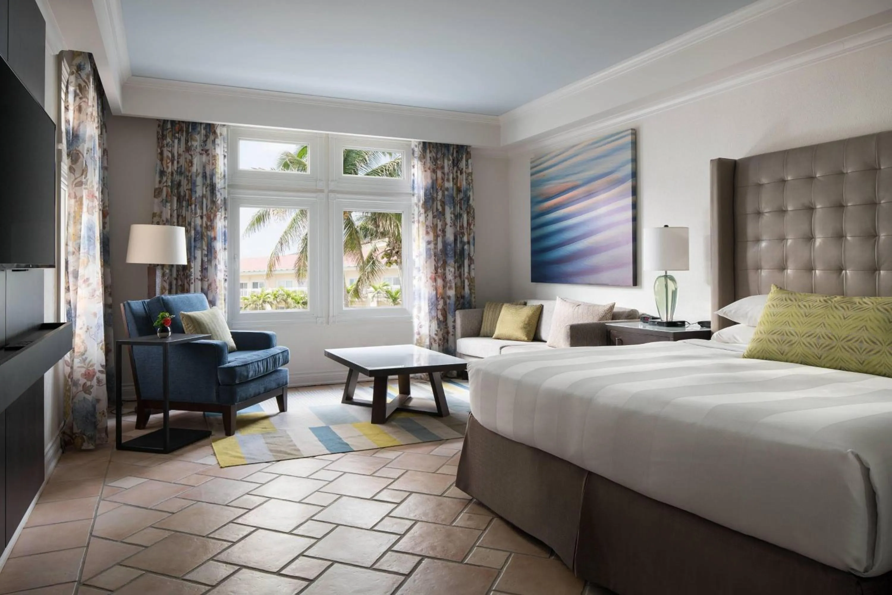 Bedroom, Bed in St Kitts Marriott Beach Resort, Casino & Spa