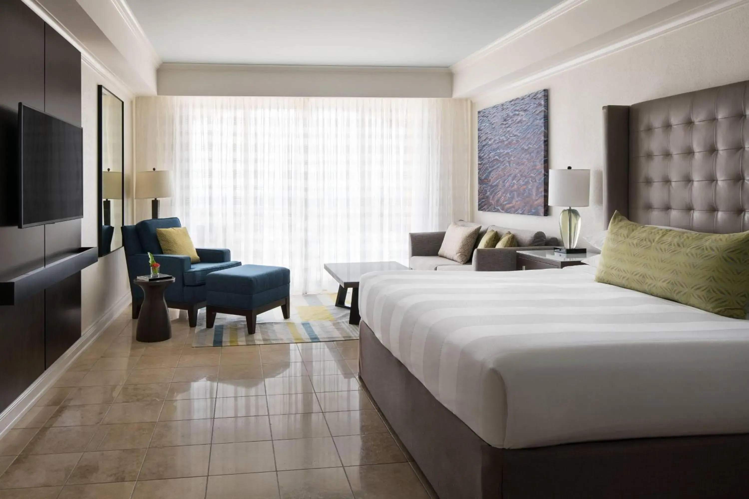 Guest room, 1 King, Ocean View, Balcony in St Kitts Marriott Beach Resort, Casino & Spa Guest room, 1 King, Ocean View, Balcony in St Kitts Marriott Beach Resort, Casino & Spa