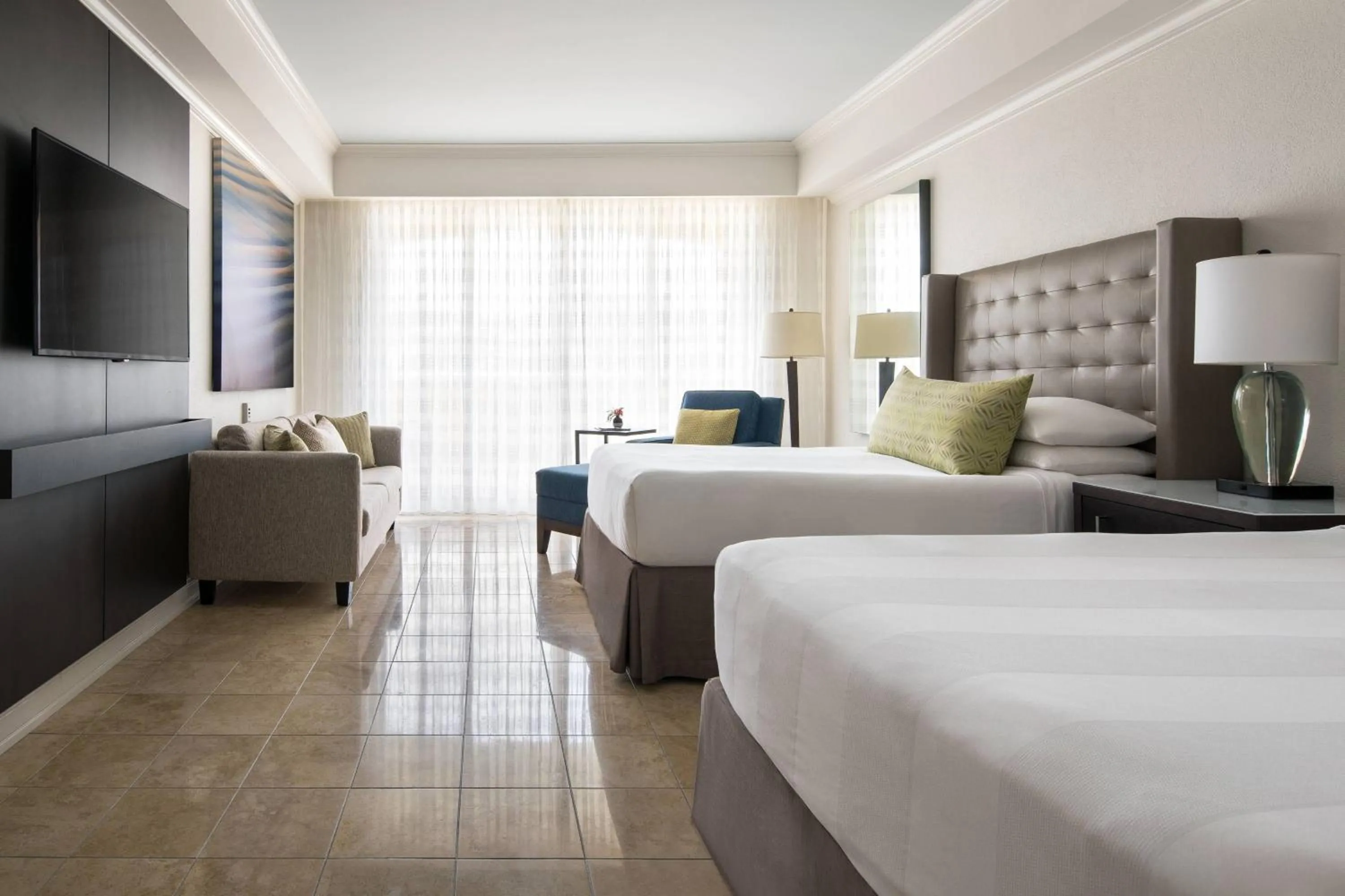 Photo of the whole room, Bed in St Kitts Marriott Beach Resort, Casino & Spa