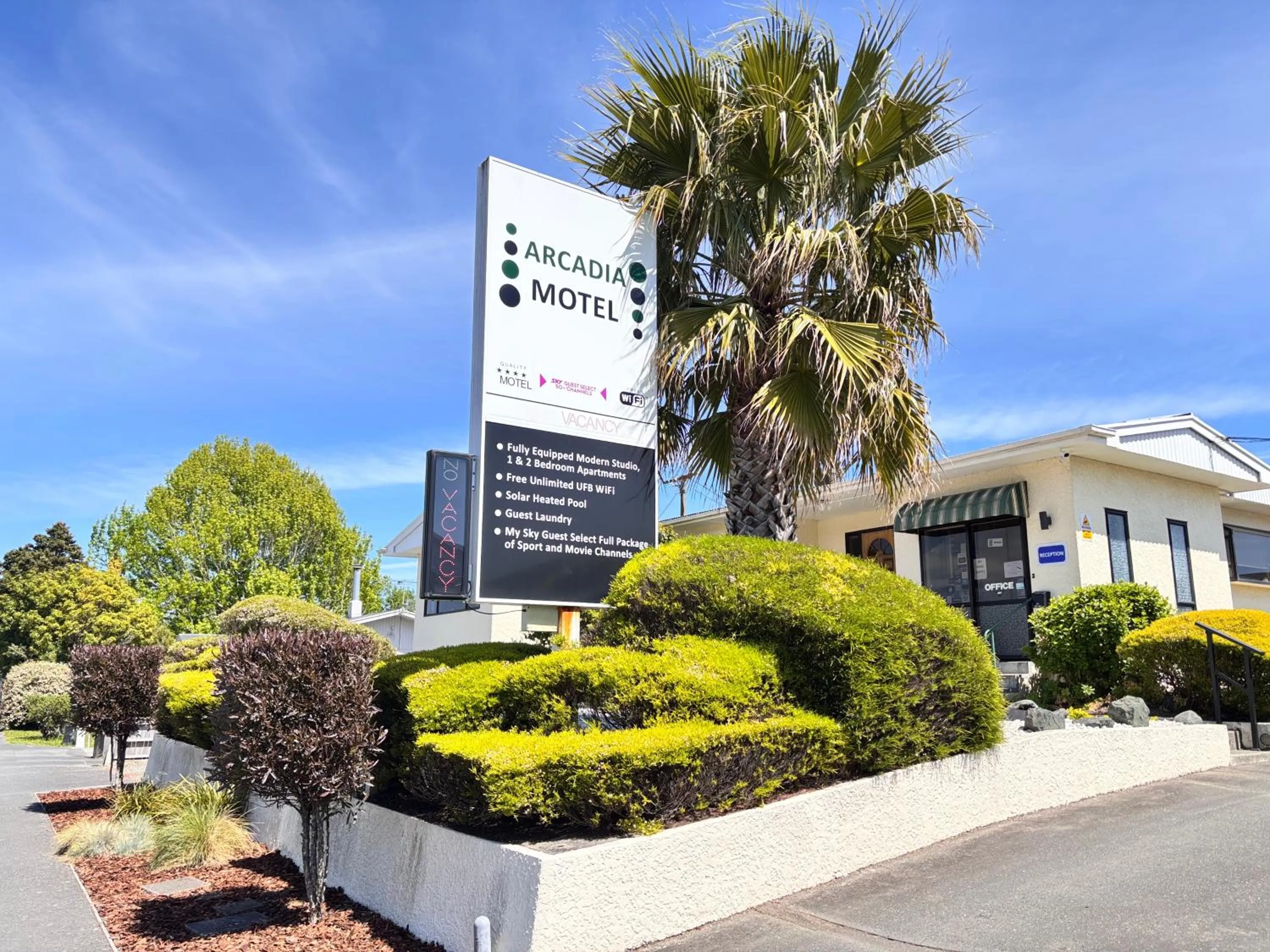 Property building in Arcadia Motel