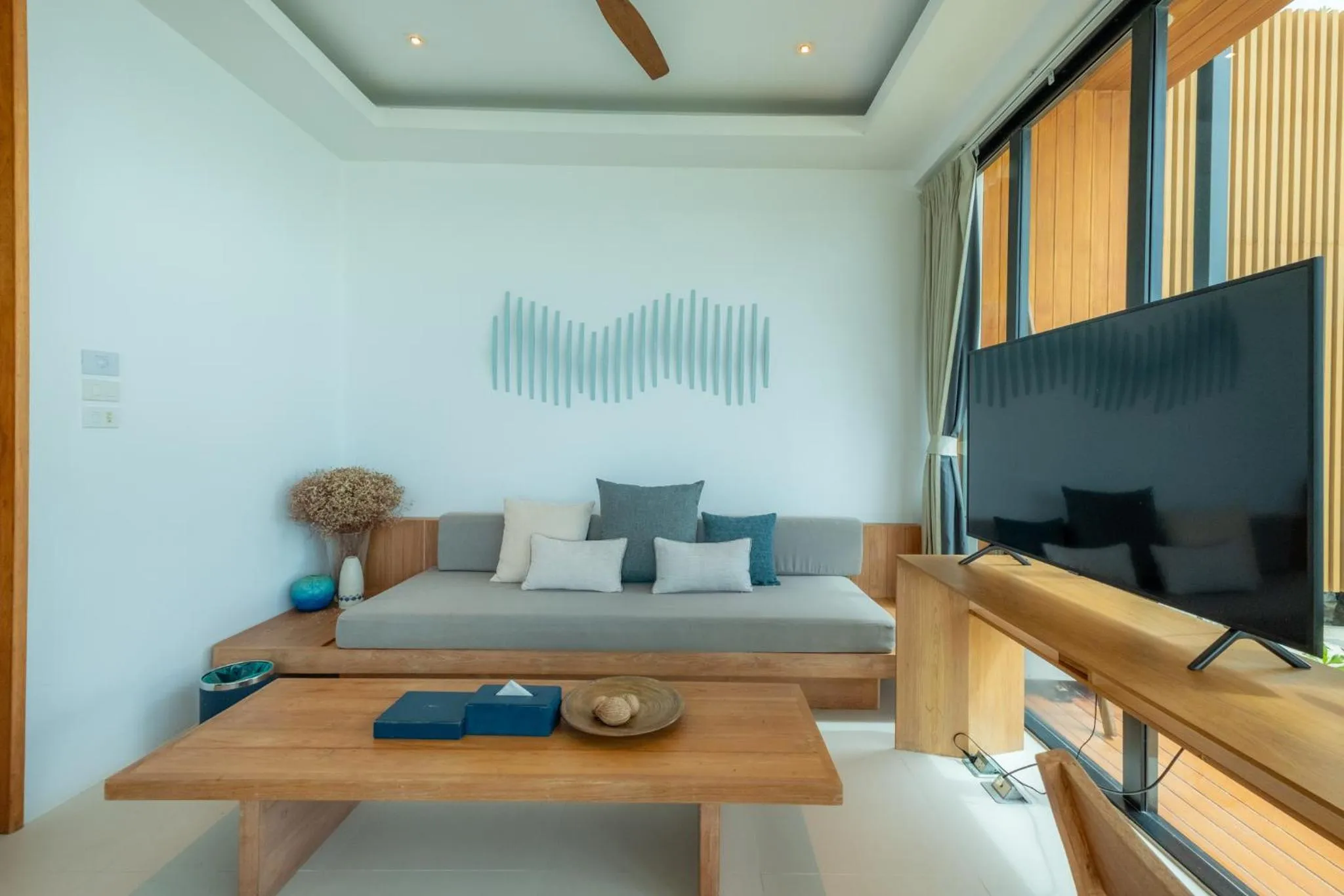 Bathroom, Bed in Idyllic Concept Resort