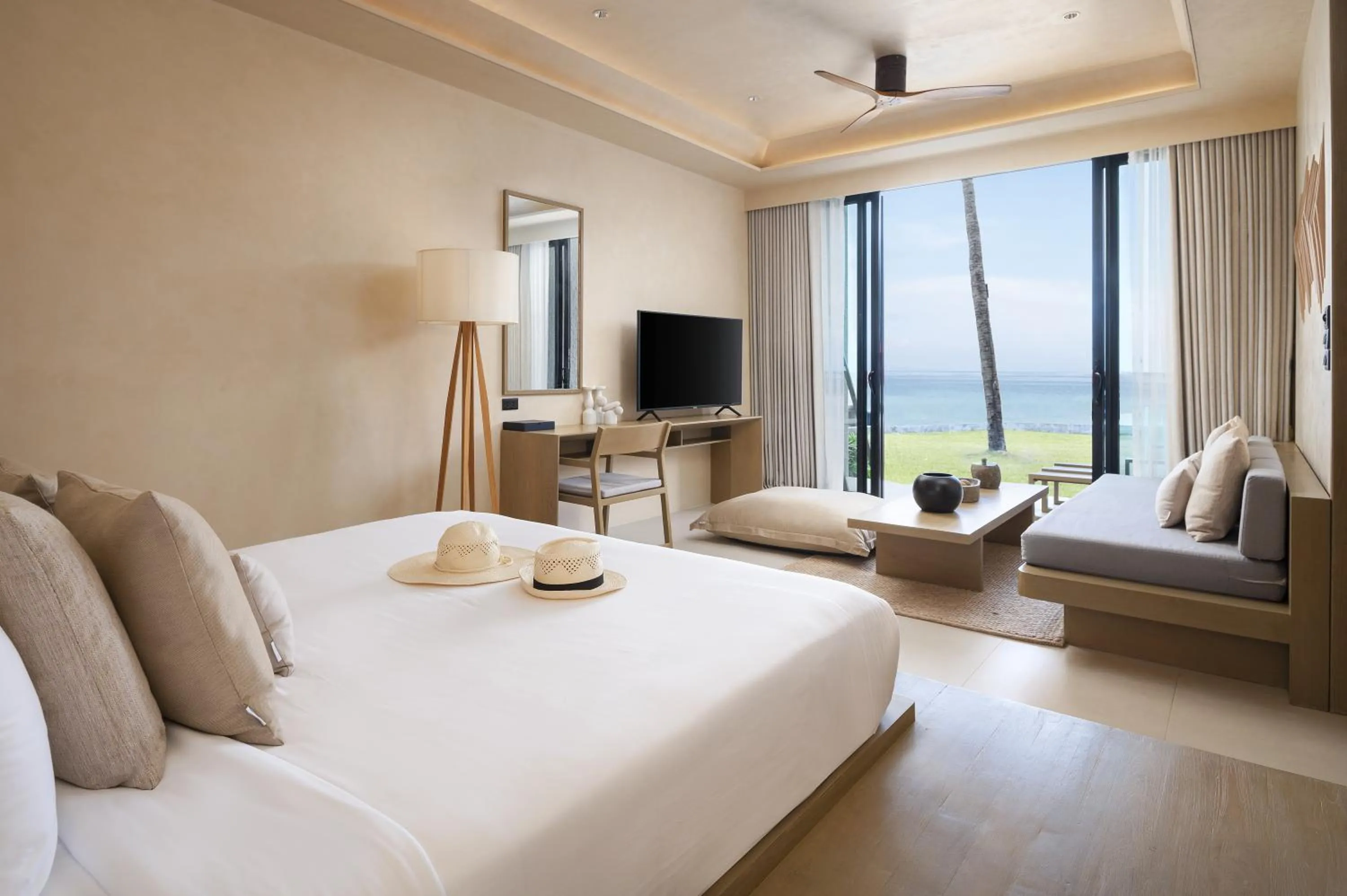 Bed in Idyllic Concept Resort