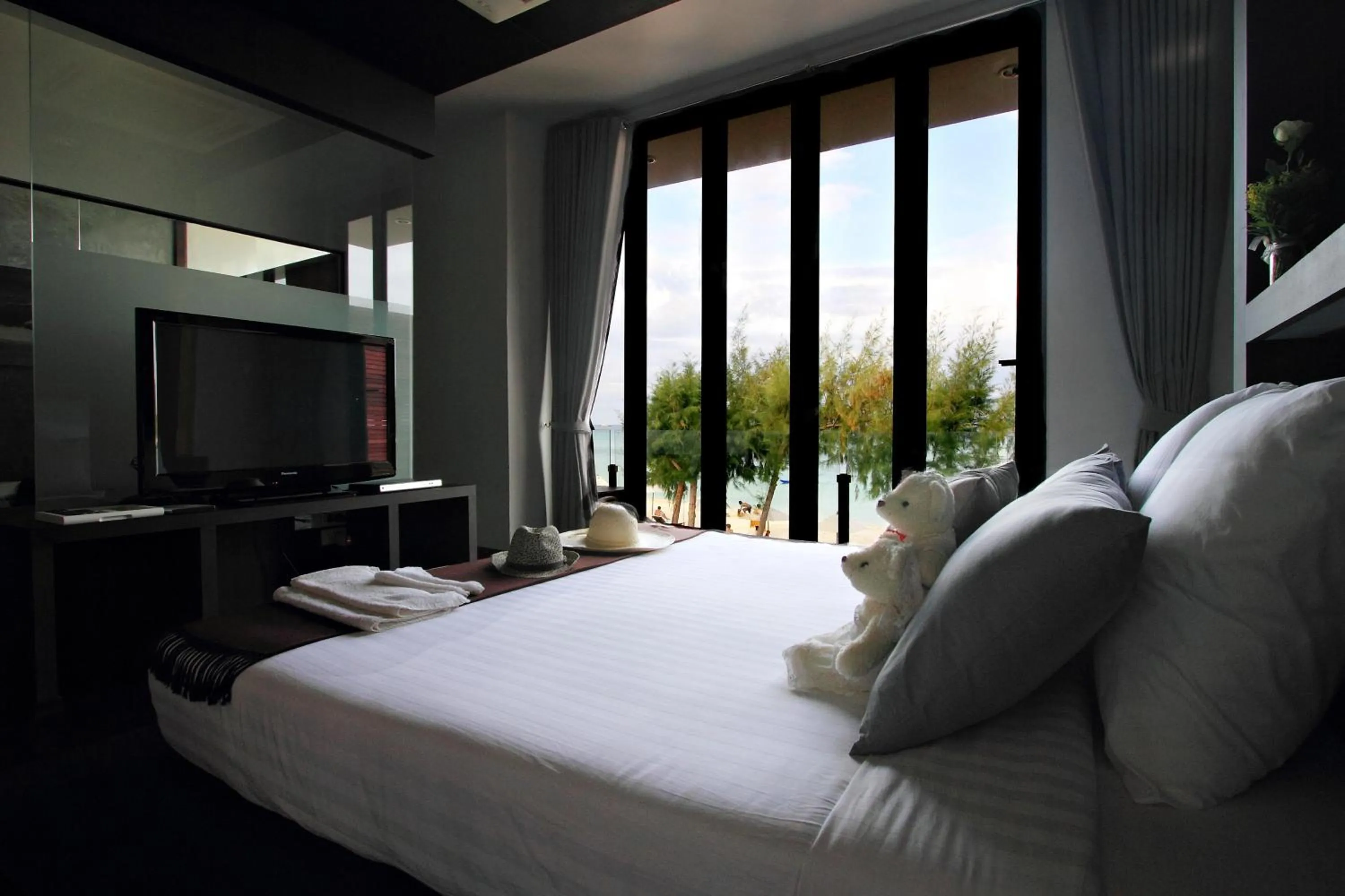 Bed in Idyllic Concept Resort