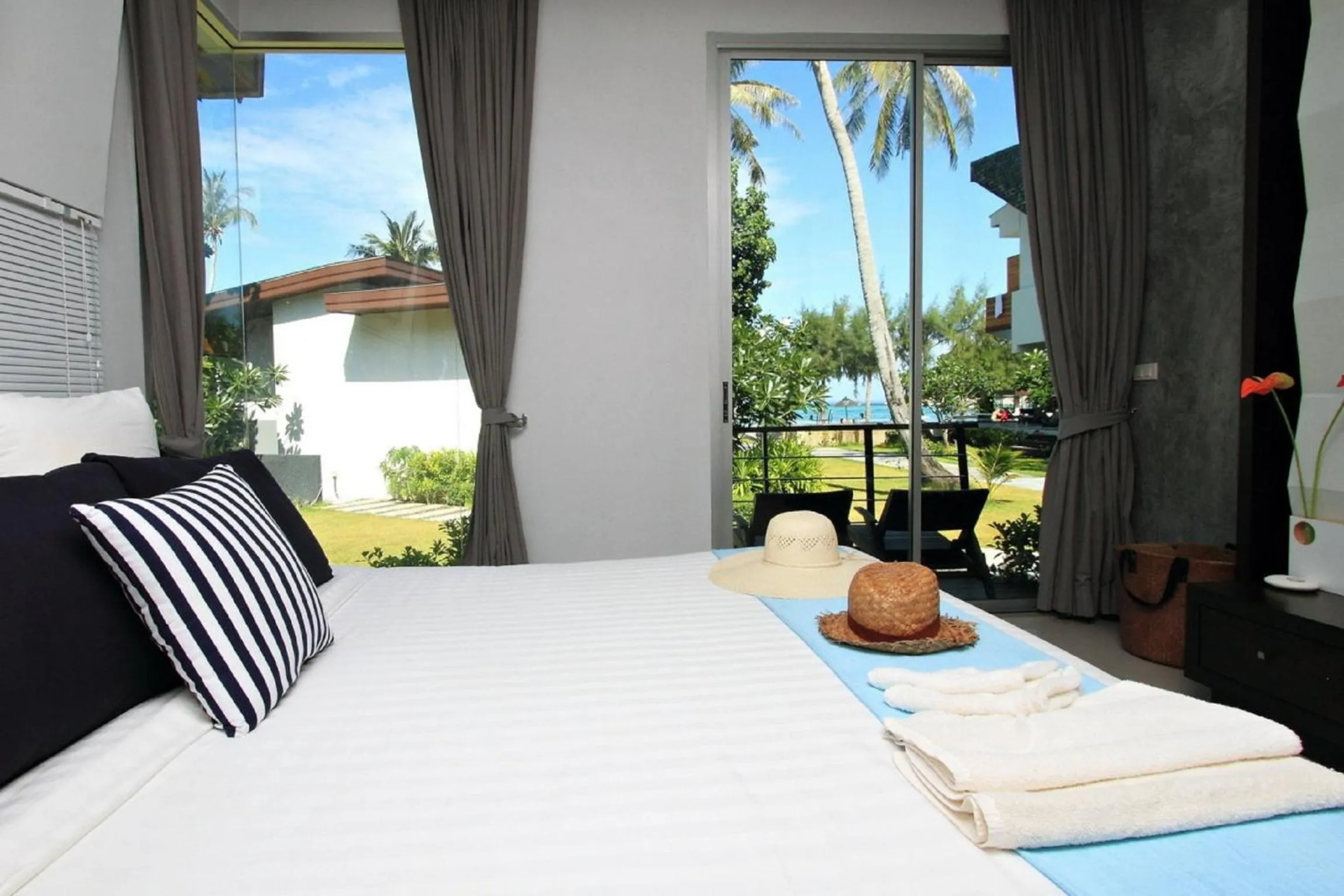 Bed in Idyllic Concept Resort
