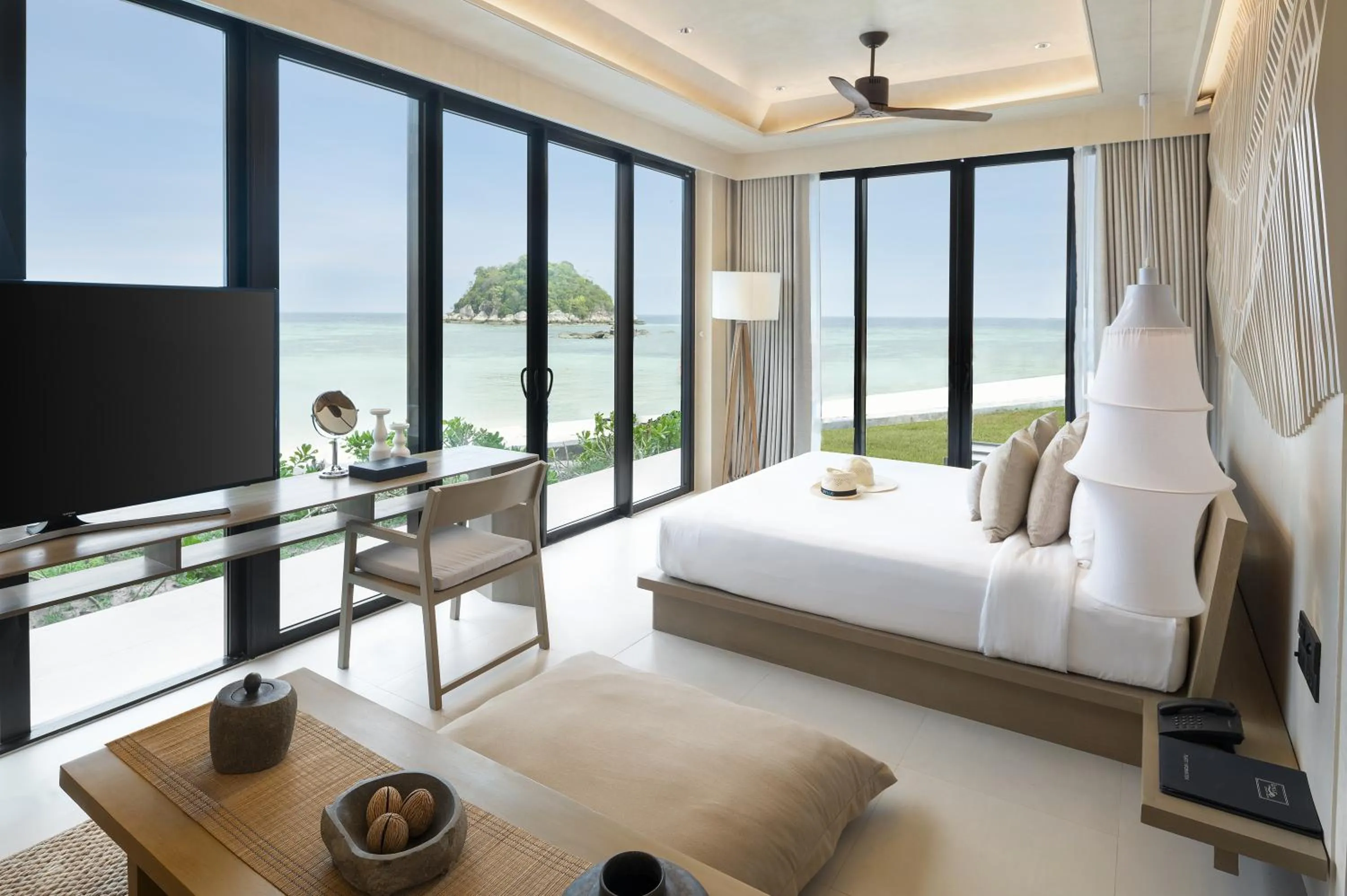 Bed in Idyllic Concept Resort