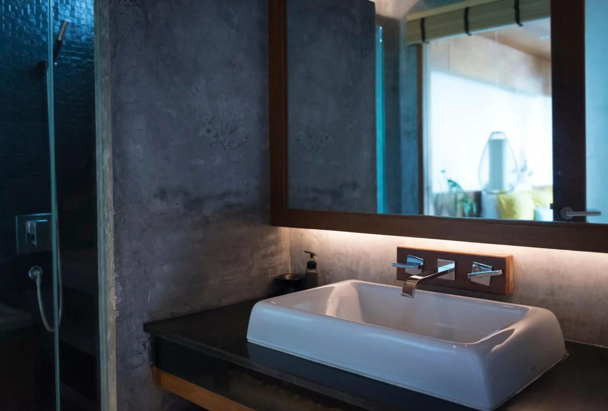 Bathroom, Bed in Idyllic Concept Resort