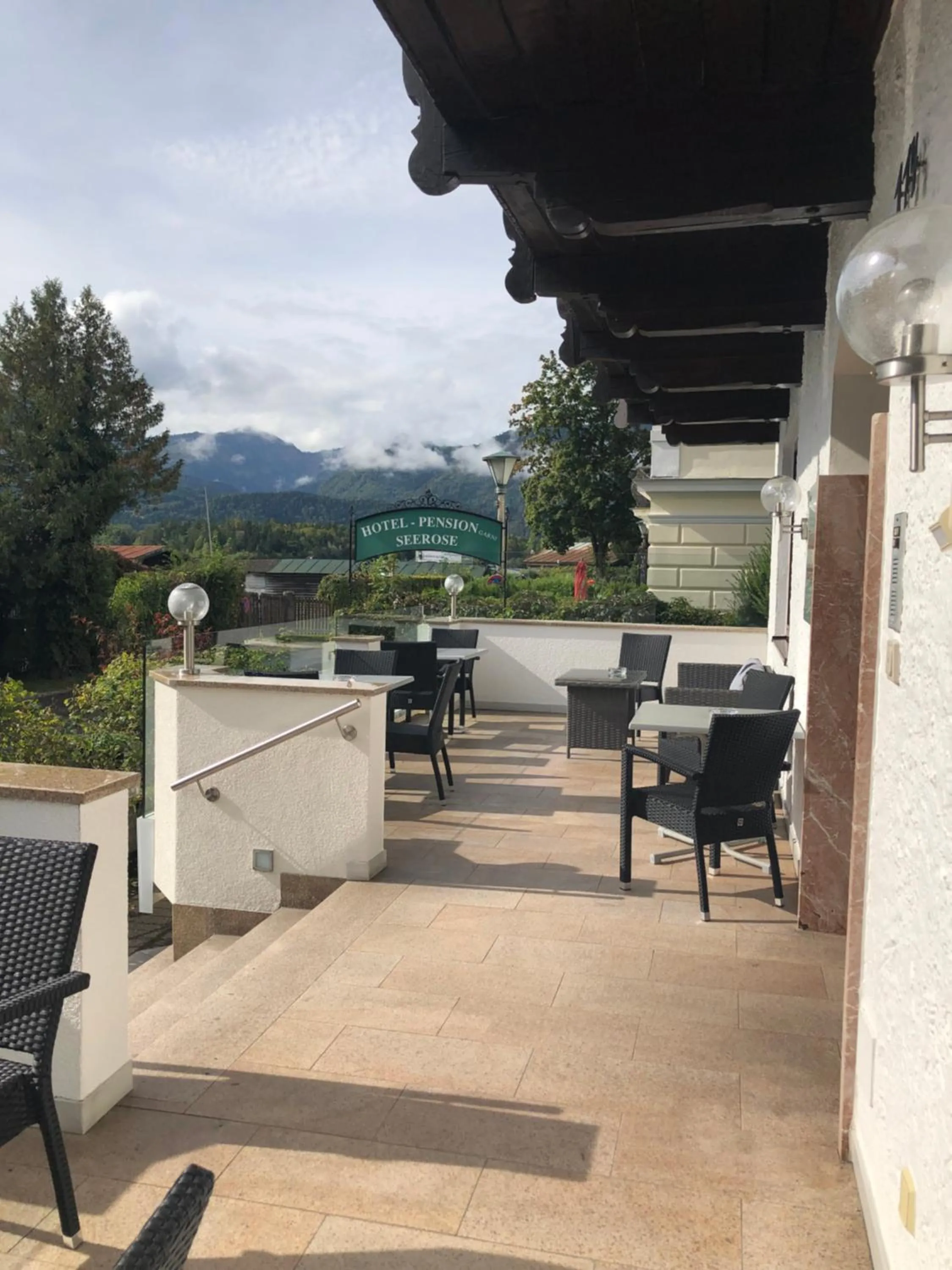 Balcony/Terrace in Hotel Seerose Wolfgangsee