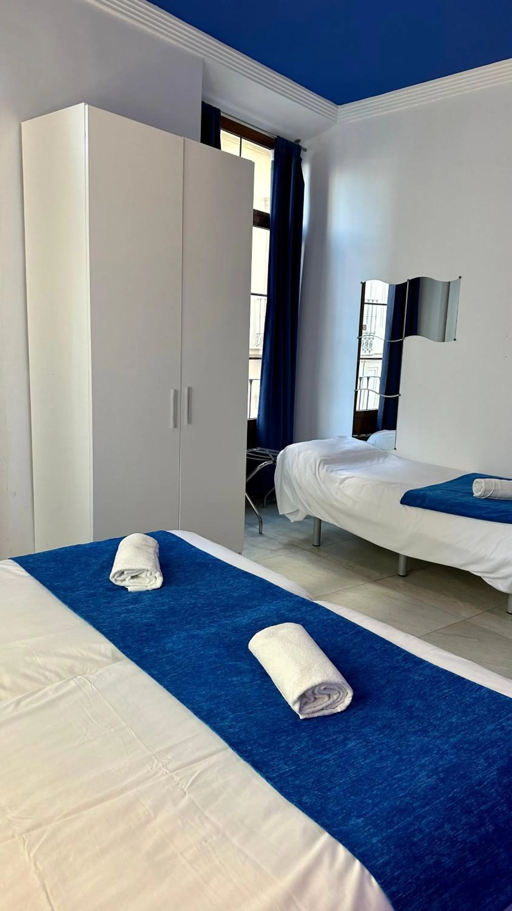 Bedroom, Bed in Nest Style Granada