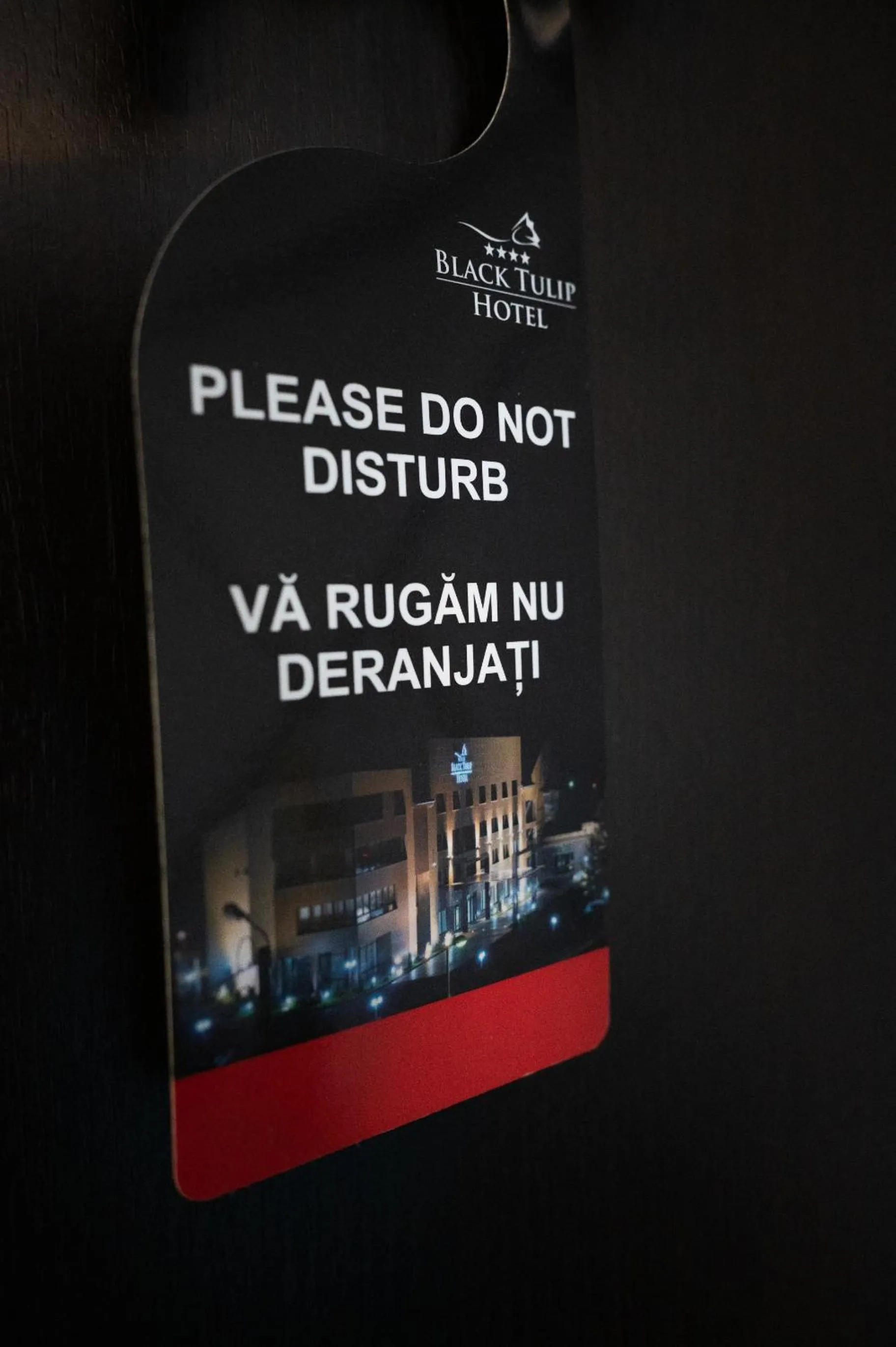 Logo/Certificate/Sign in Black Tulip Hotel