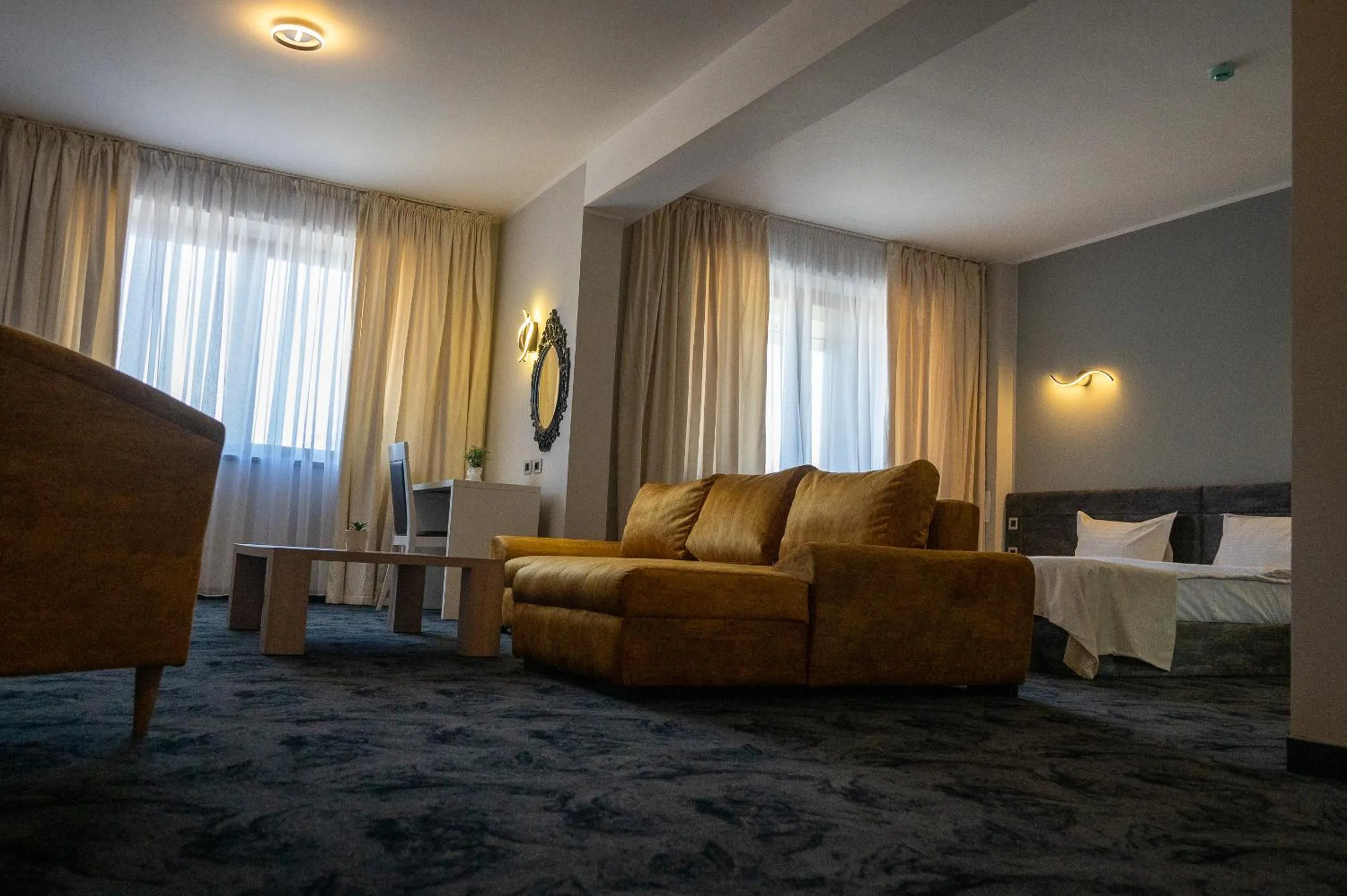 Bed in Black Tulip Hotel