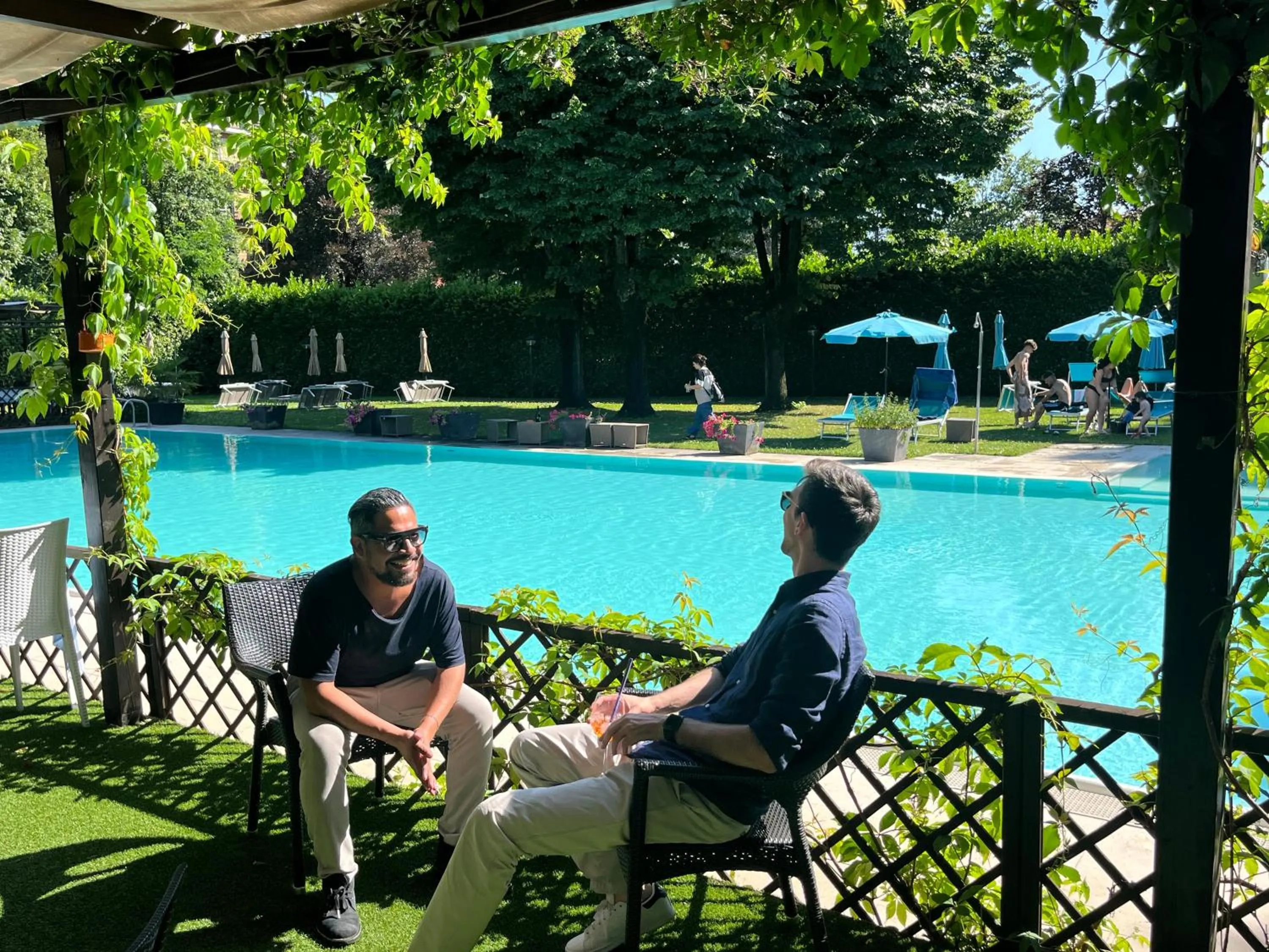 Garden in Hotel Sporting Brugherio