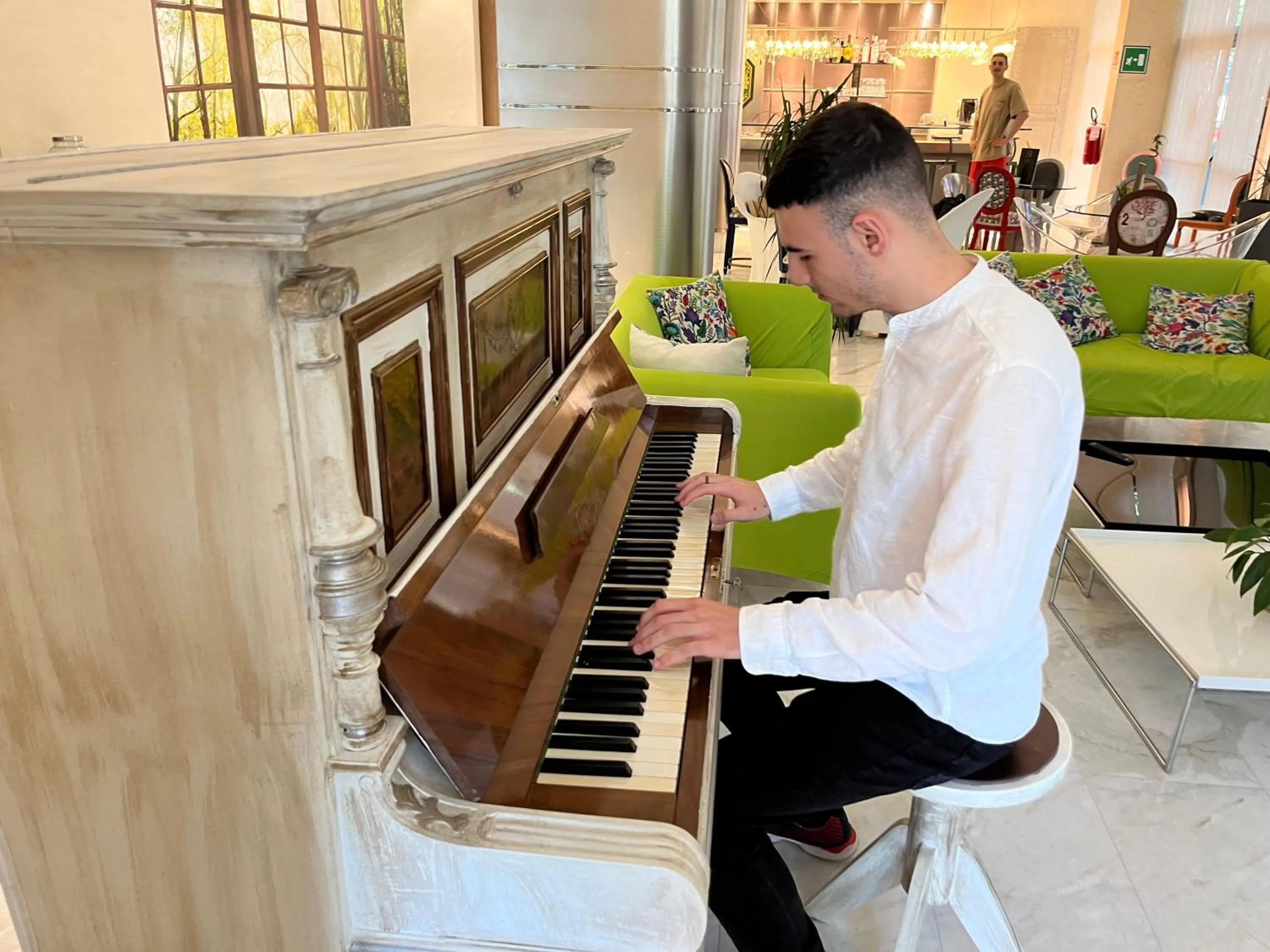 Lobby or reception in Hotel Sporting Brugherio