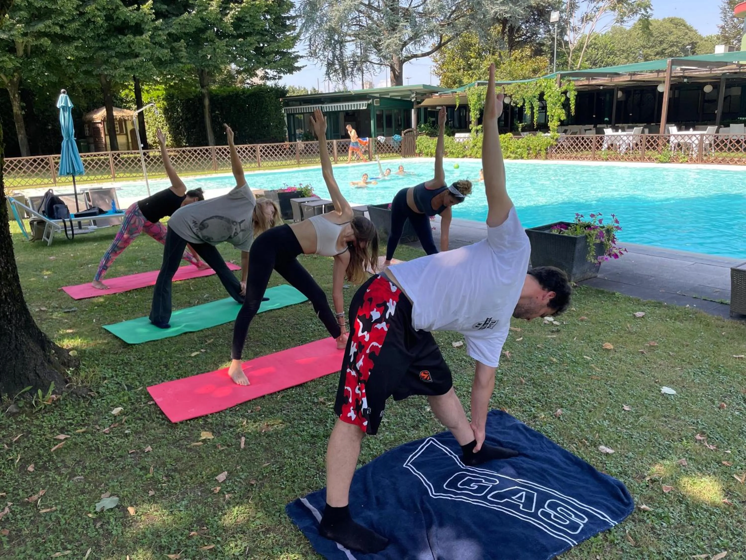 Garden in Hotel Sporting Brugherio