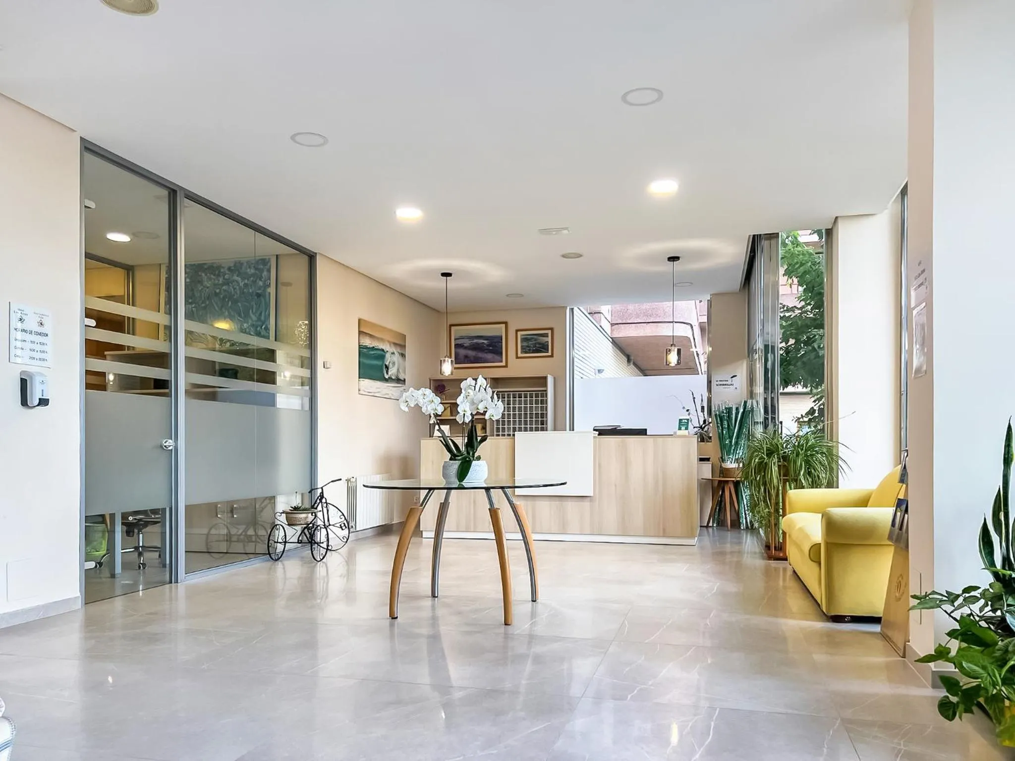 Lobby or reception in Hotel Los Arces