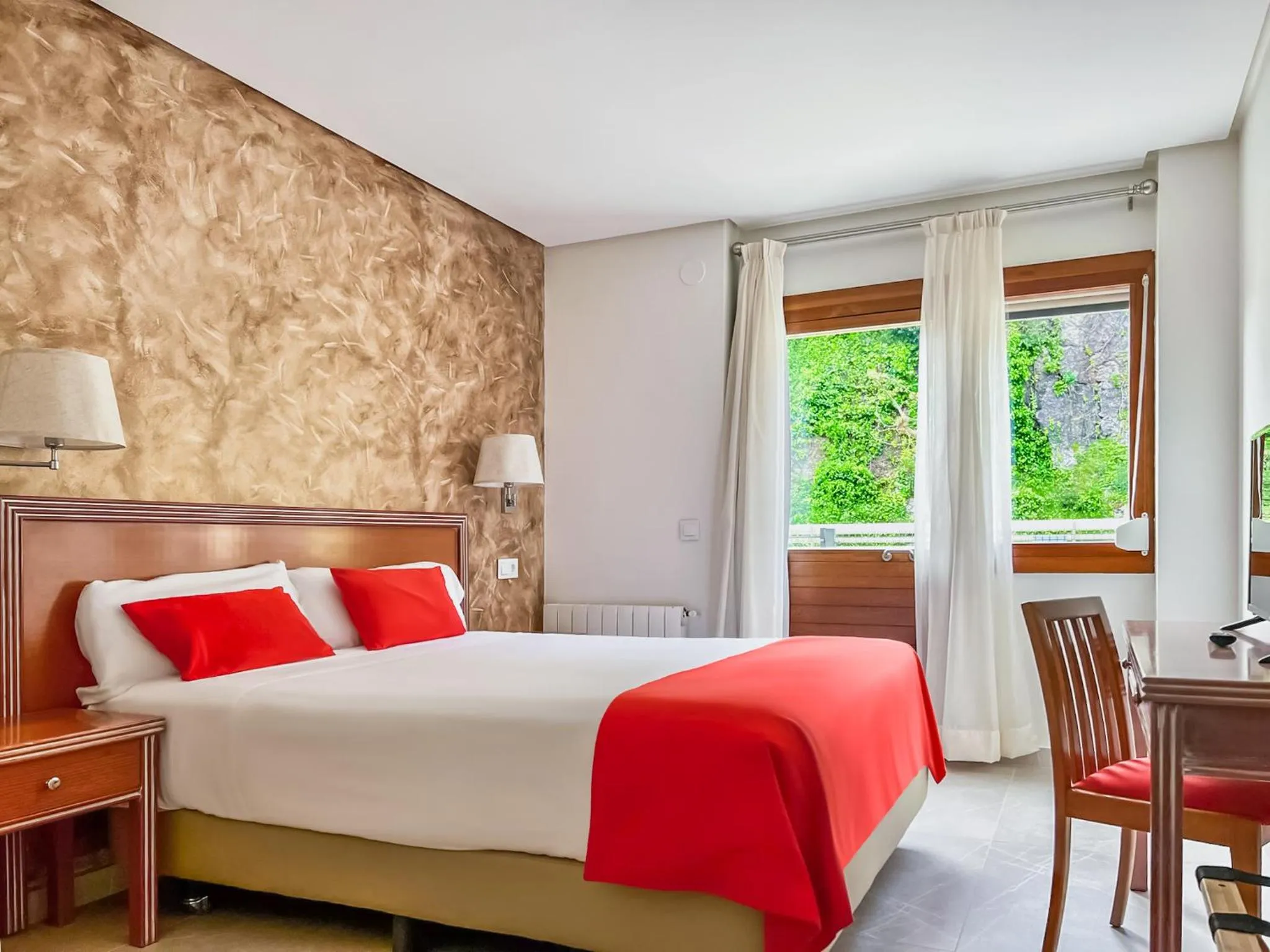 Bed in Hotel Los Arces