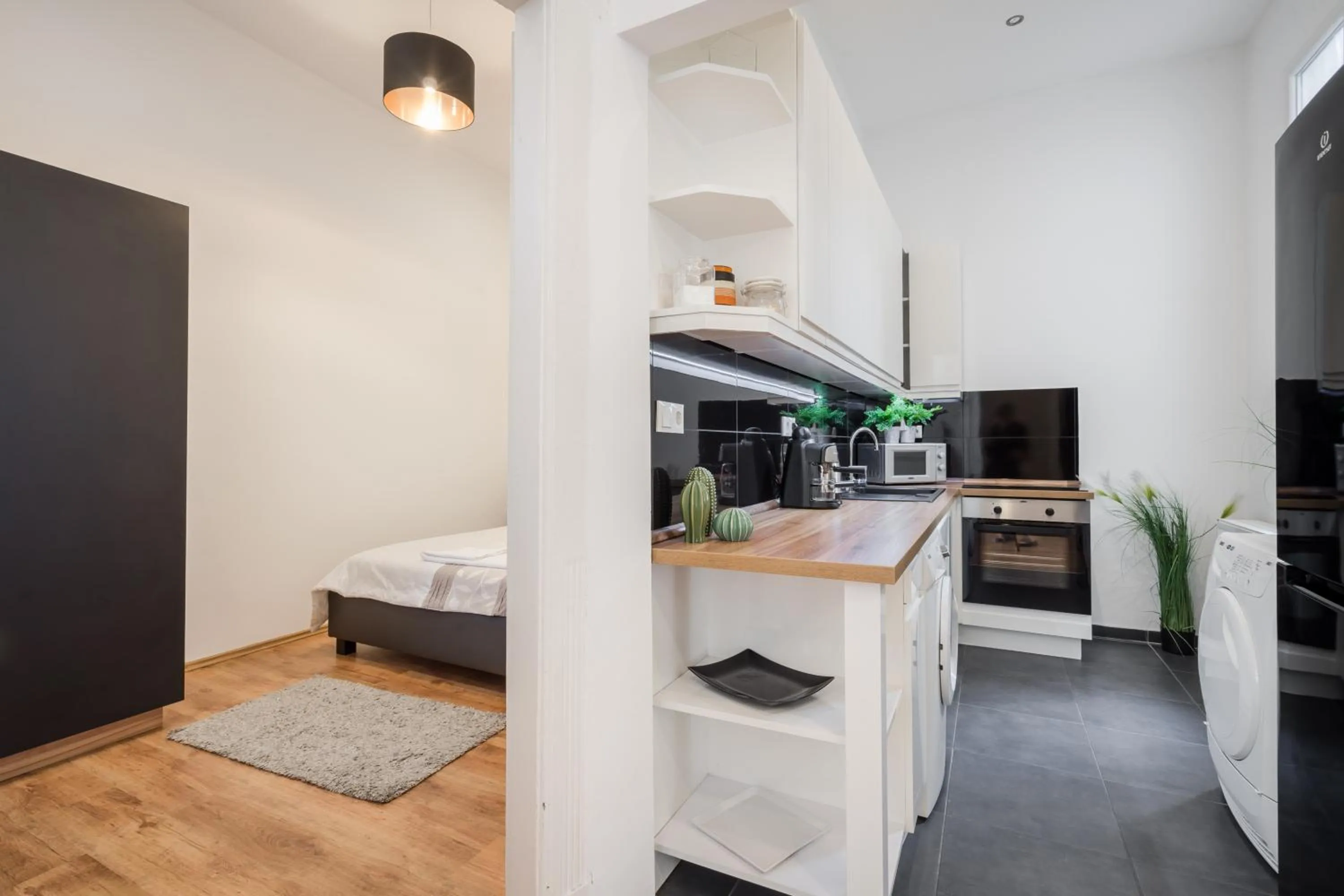 Bed in Real Apartments Zichy