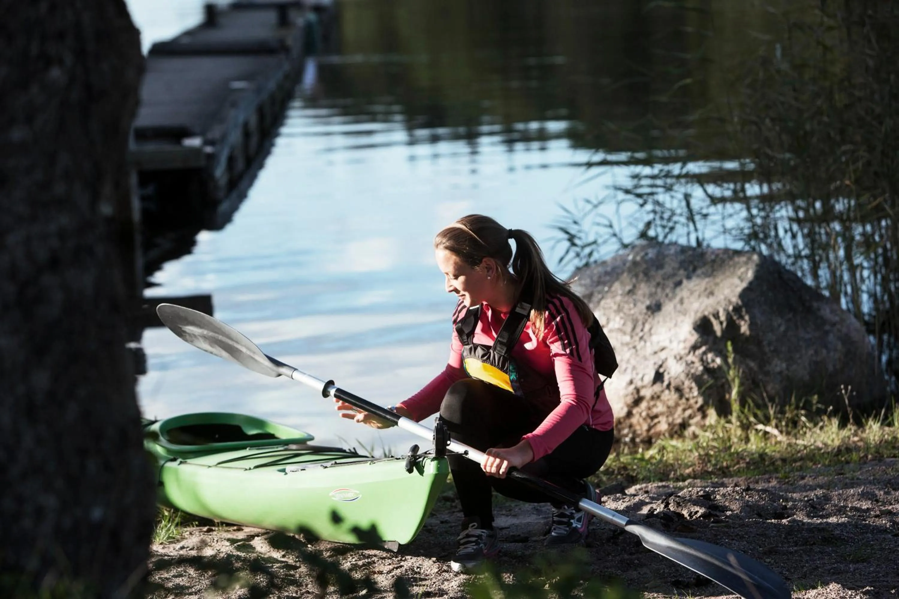 Natural landscape in Skeviks Gård