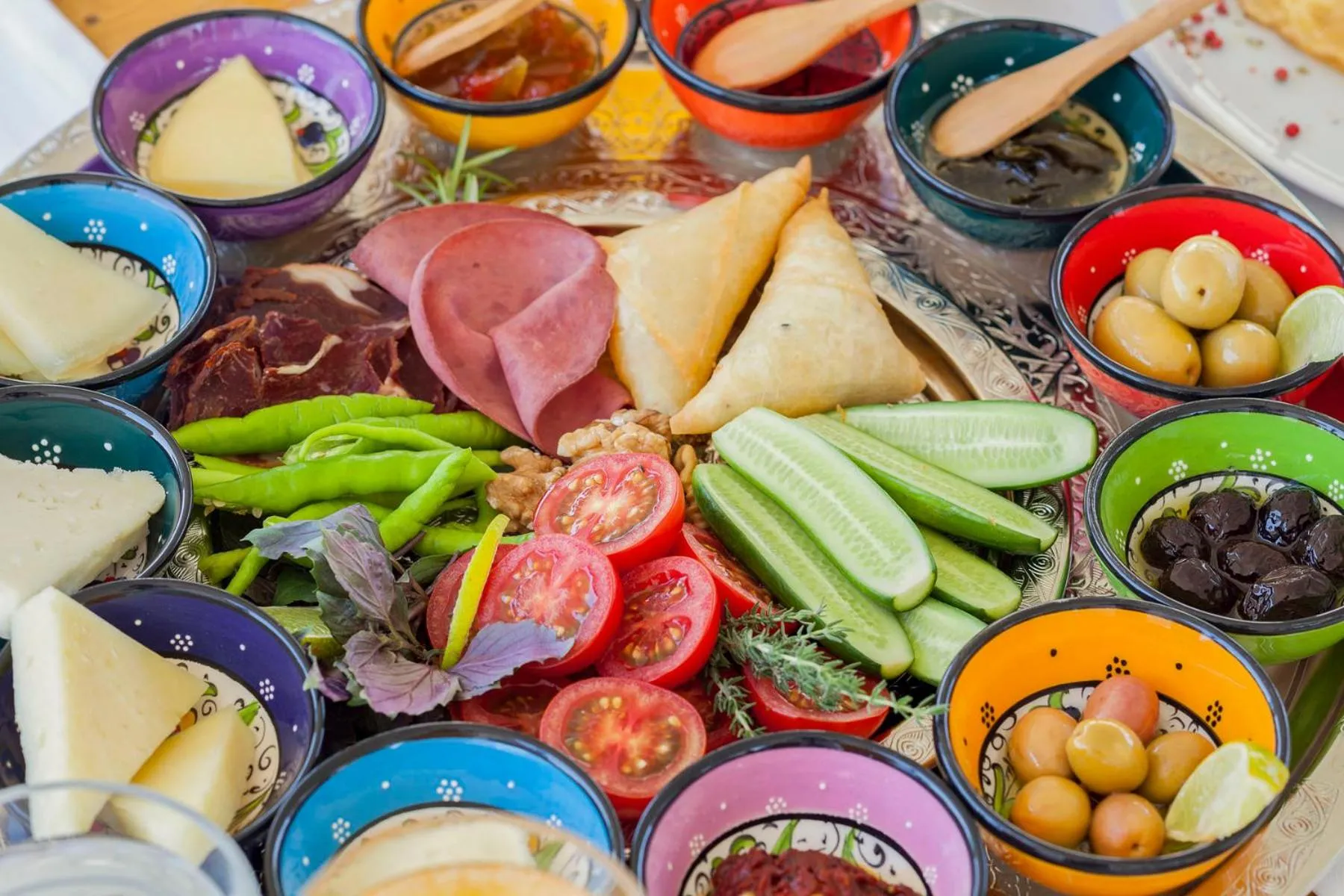 Breakfast in Cunda Pur Beyaz Hotel