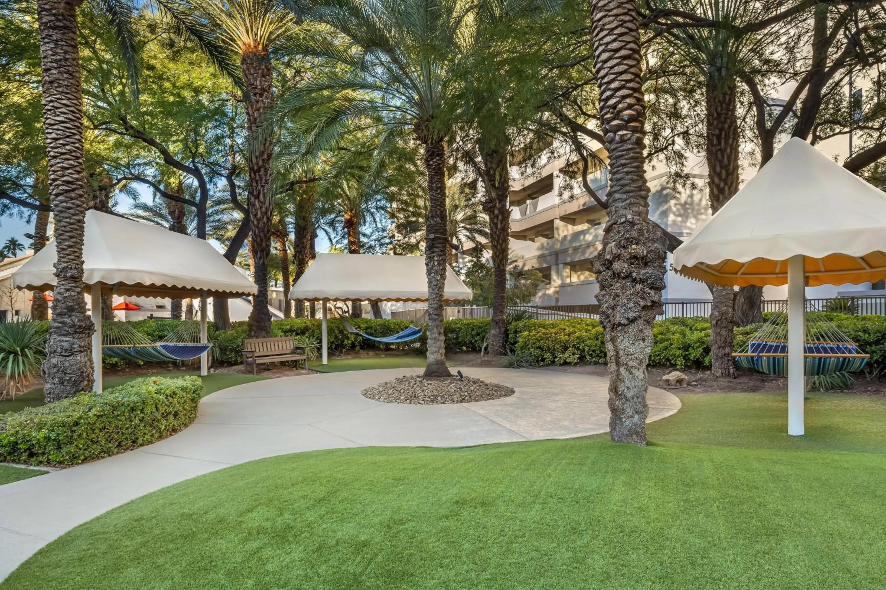 Patio in Hilton Vacation Club Cancun Resort Las Vegas