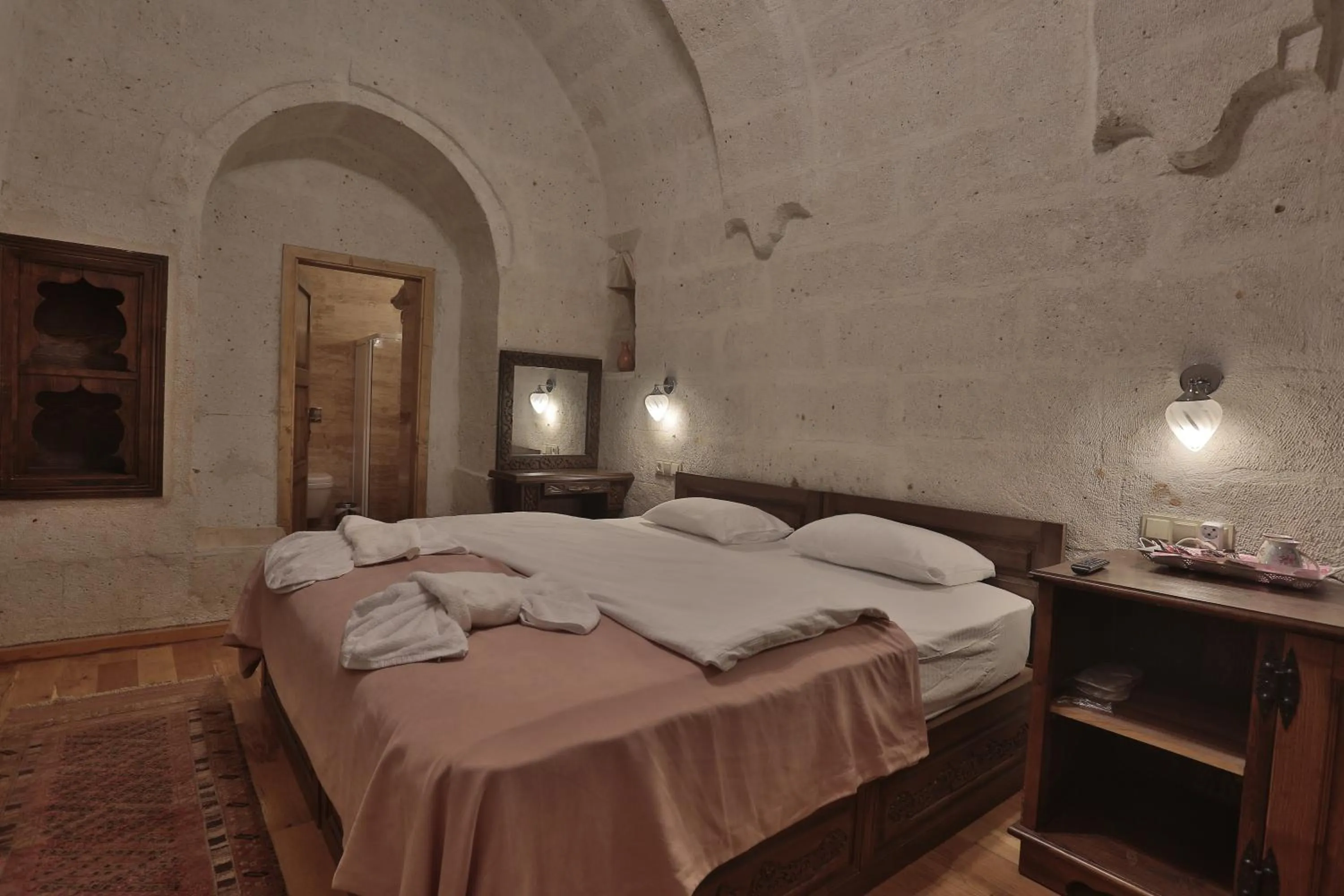 Bed in Yoruk Stone House