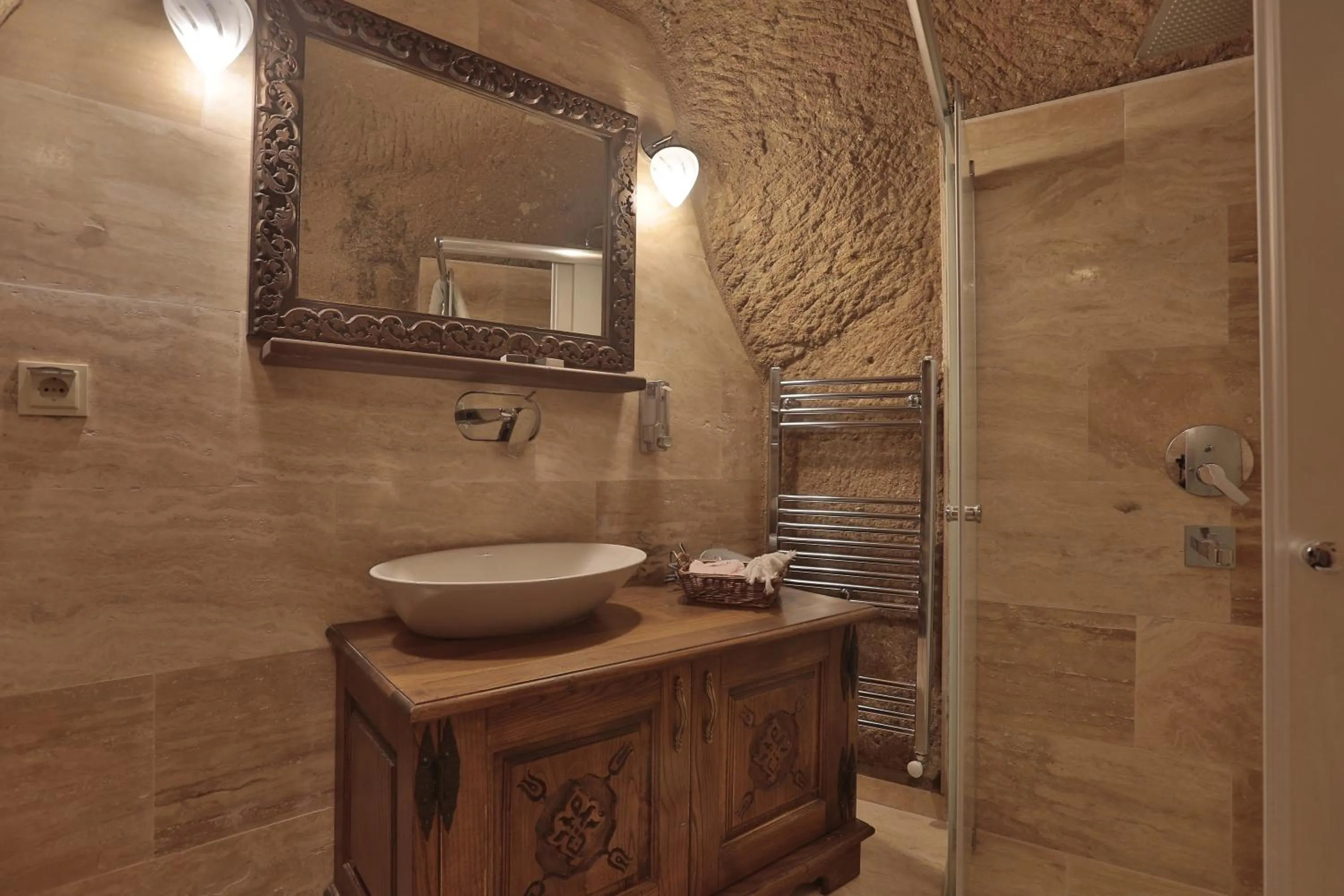Bathroom in Yoruk Stone House