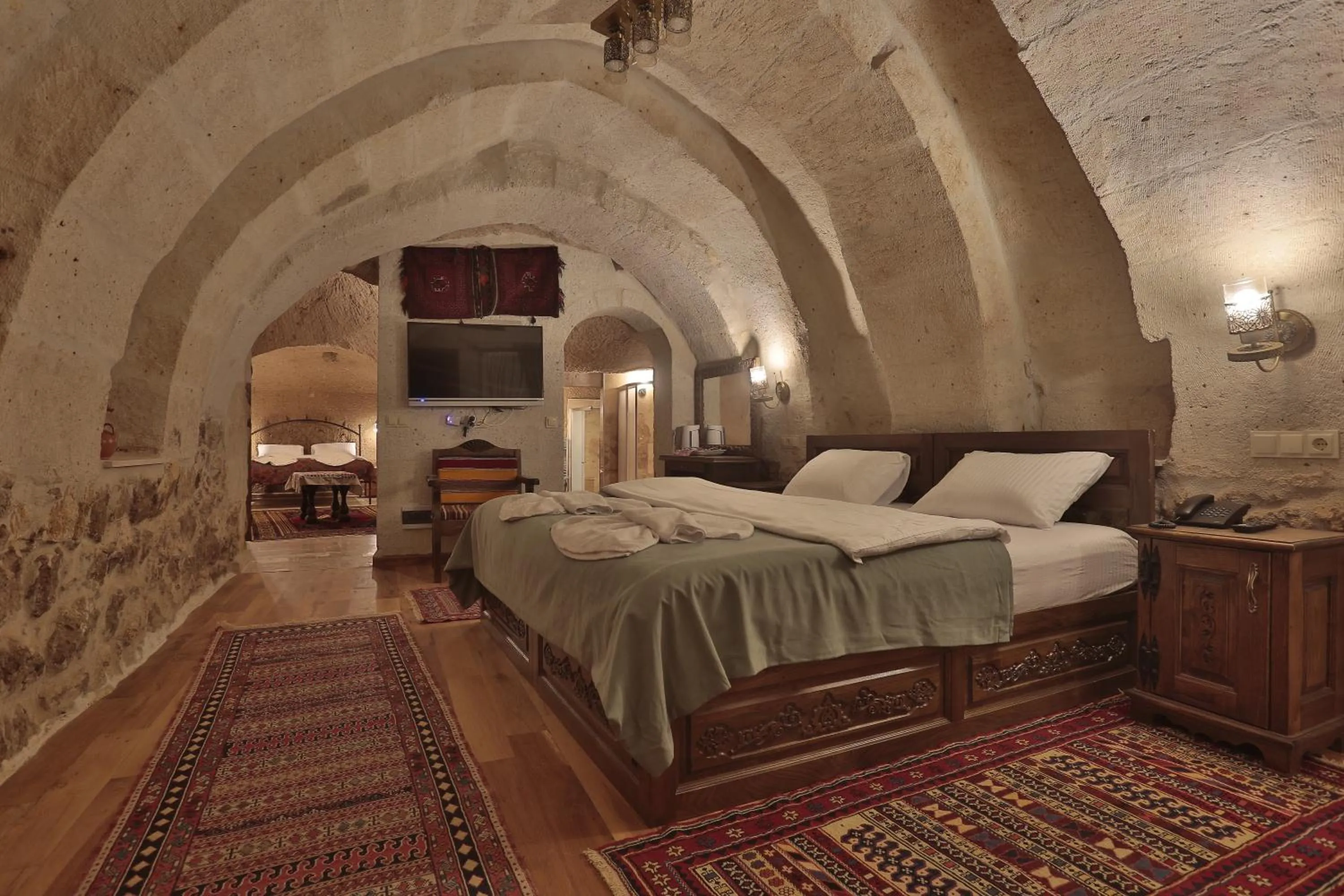 Bed in Yoruk Stone House