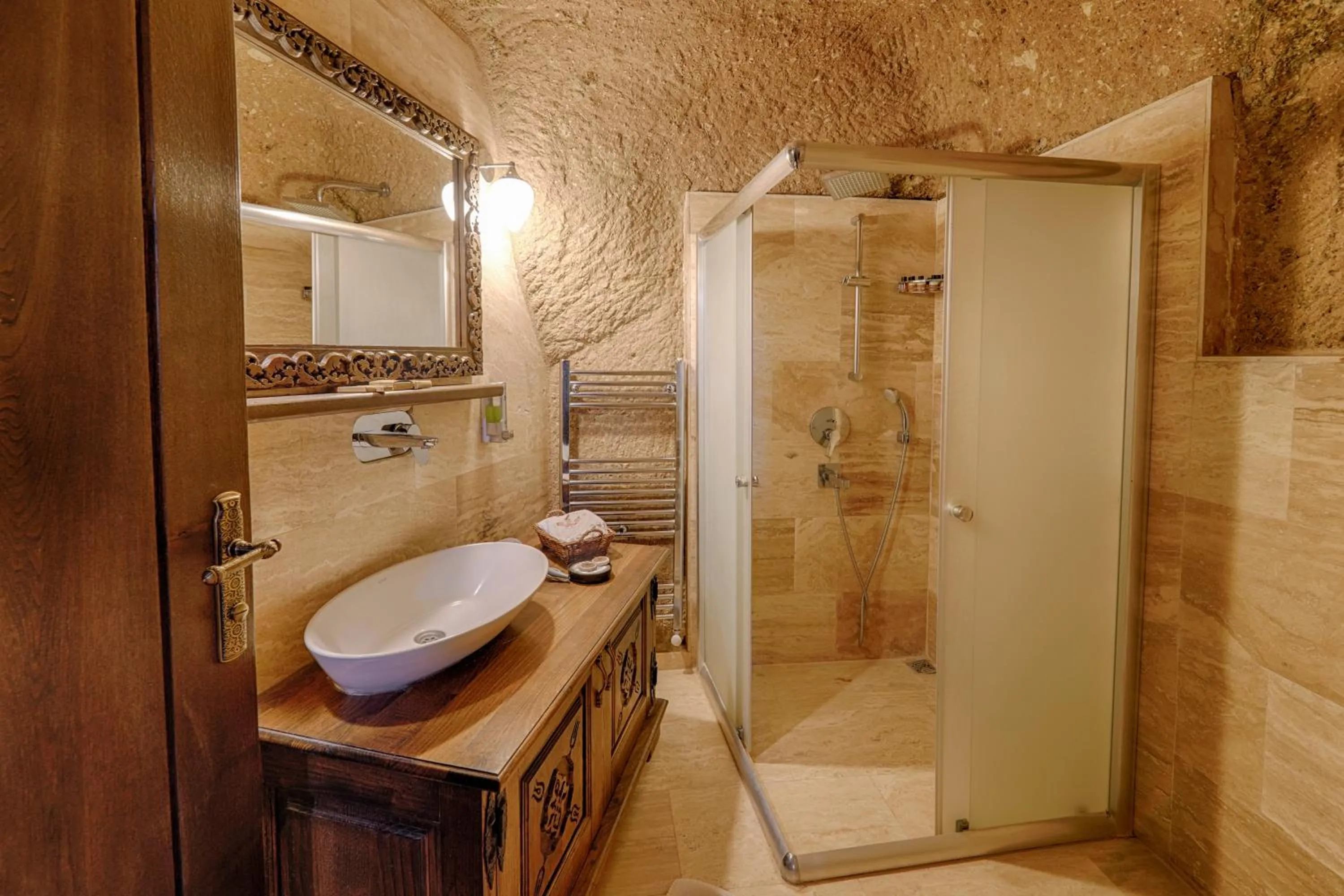 Bathroom in Yoruk Stone House
