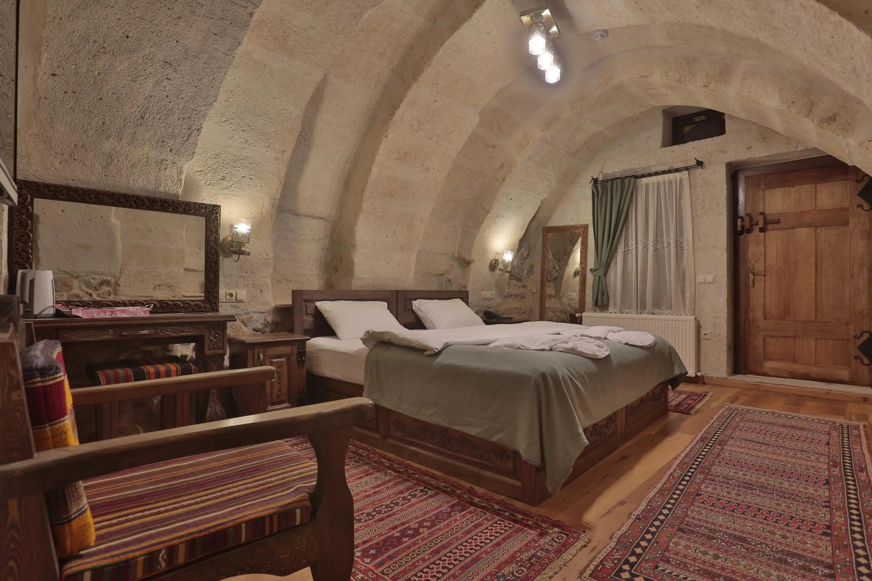 Bed in Yoruk Stone House