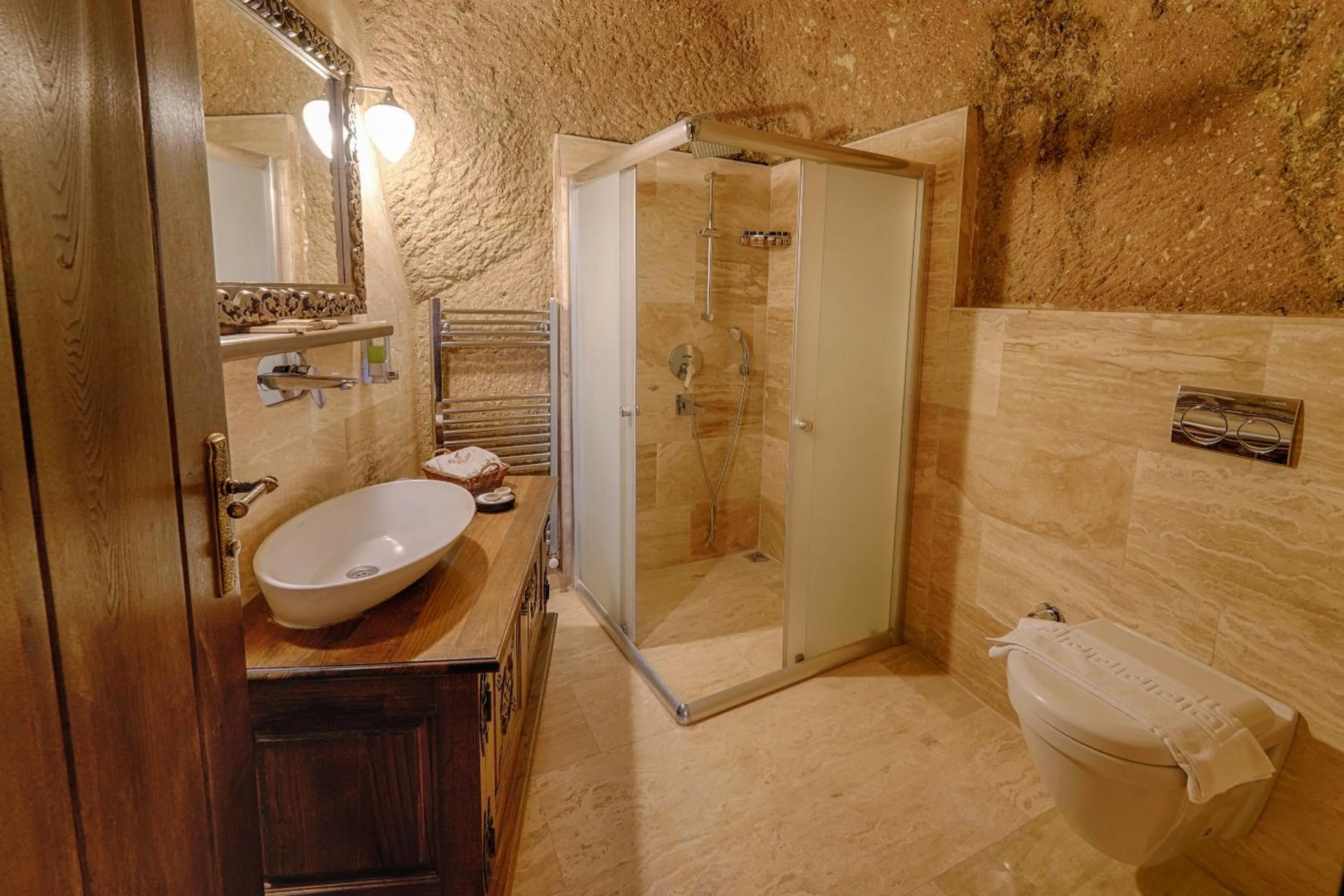 Bathroom in Yoruk Stone House