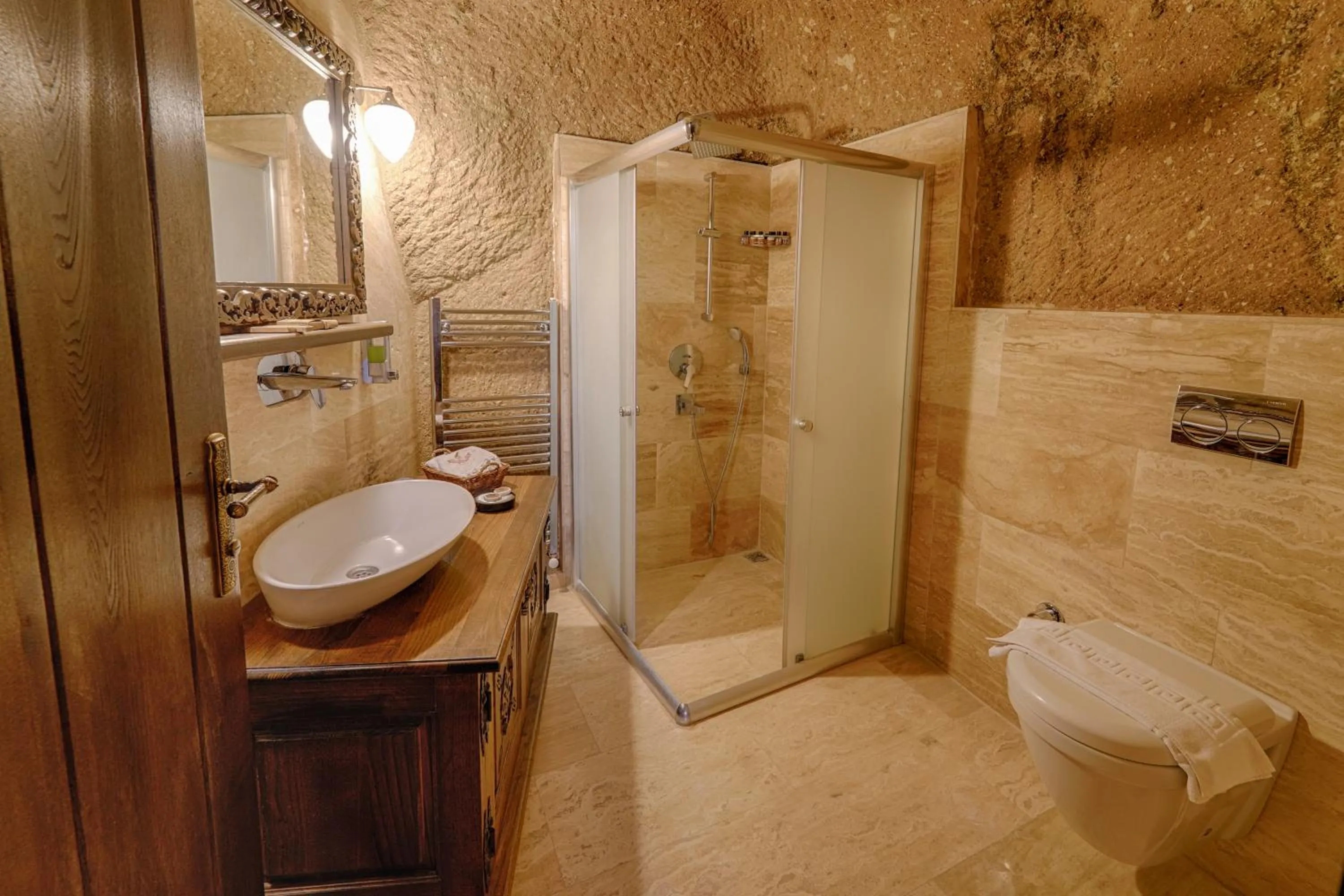 Bathroom in Yoruk Stone House