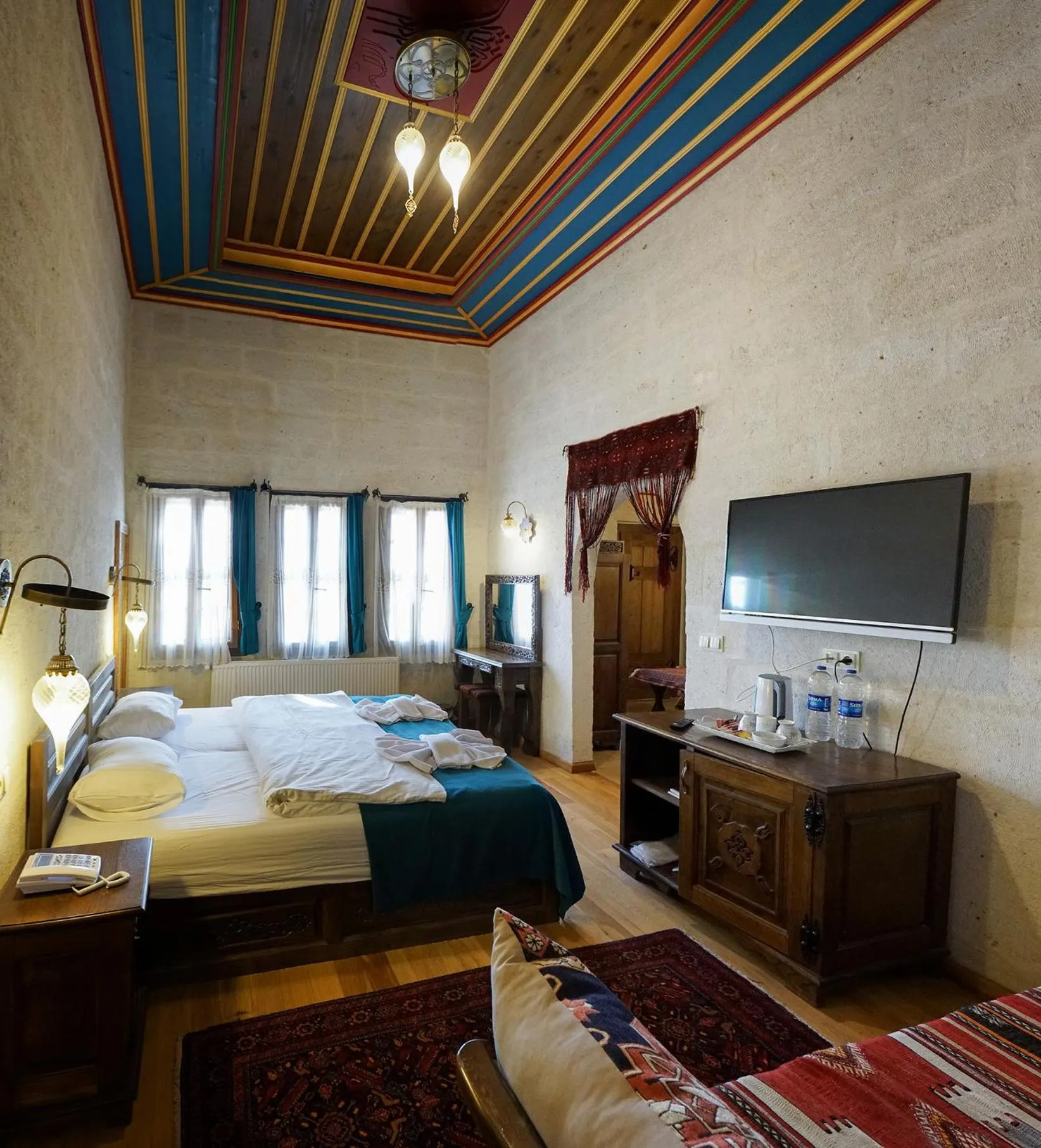 Bed in Yoruk Stone House