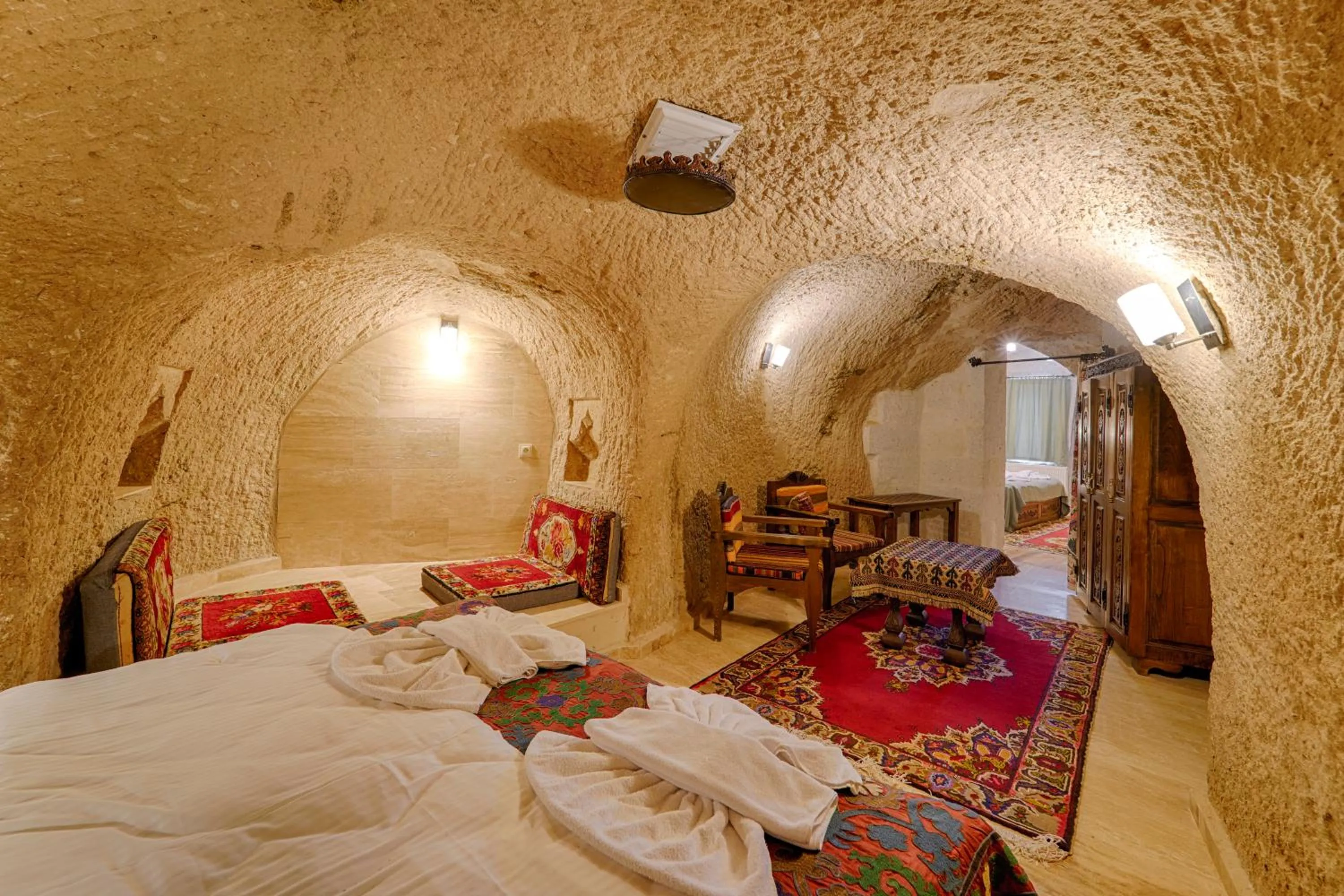 Bed in Yoruk Stone House