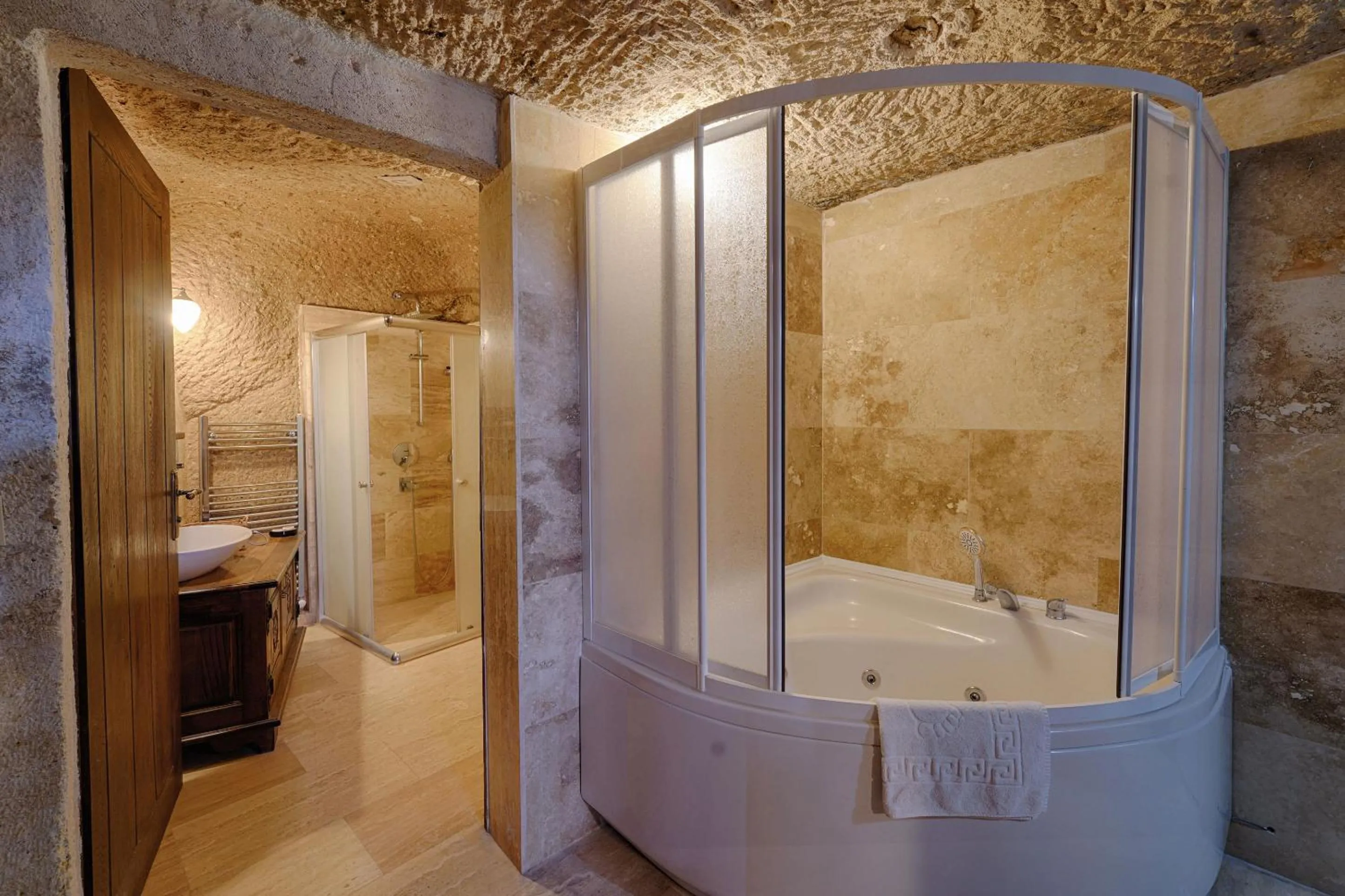 Bathroom in Yoruk Stone House
