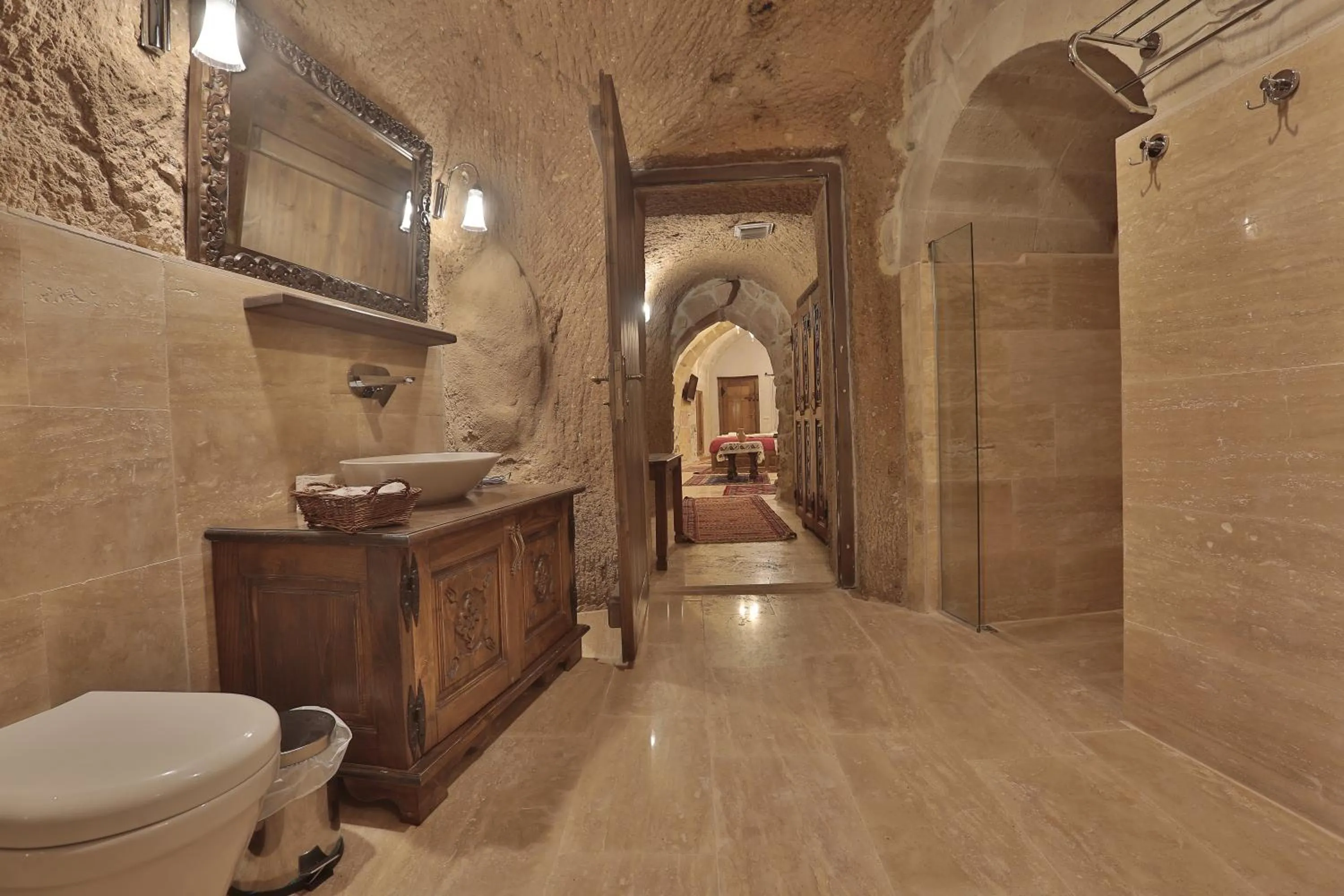 Bathroom in Yoruk Stone House