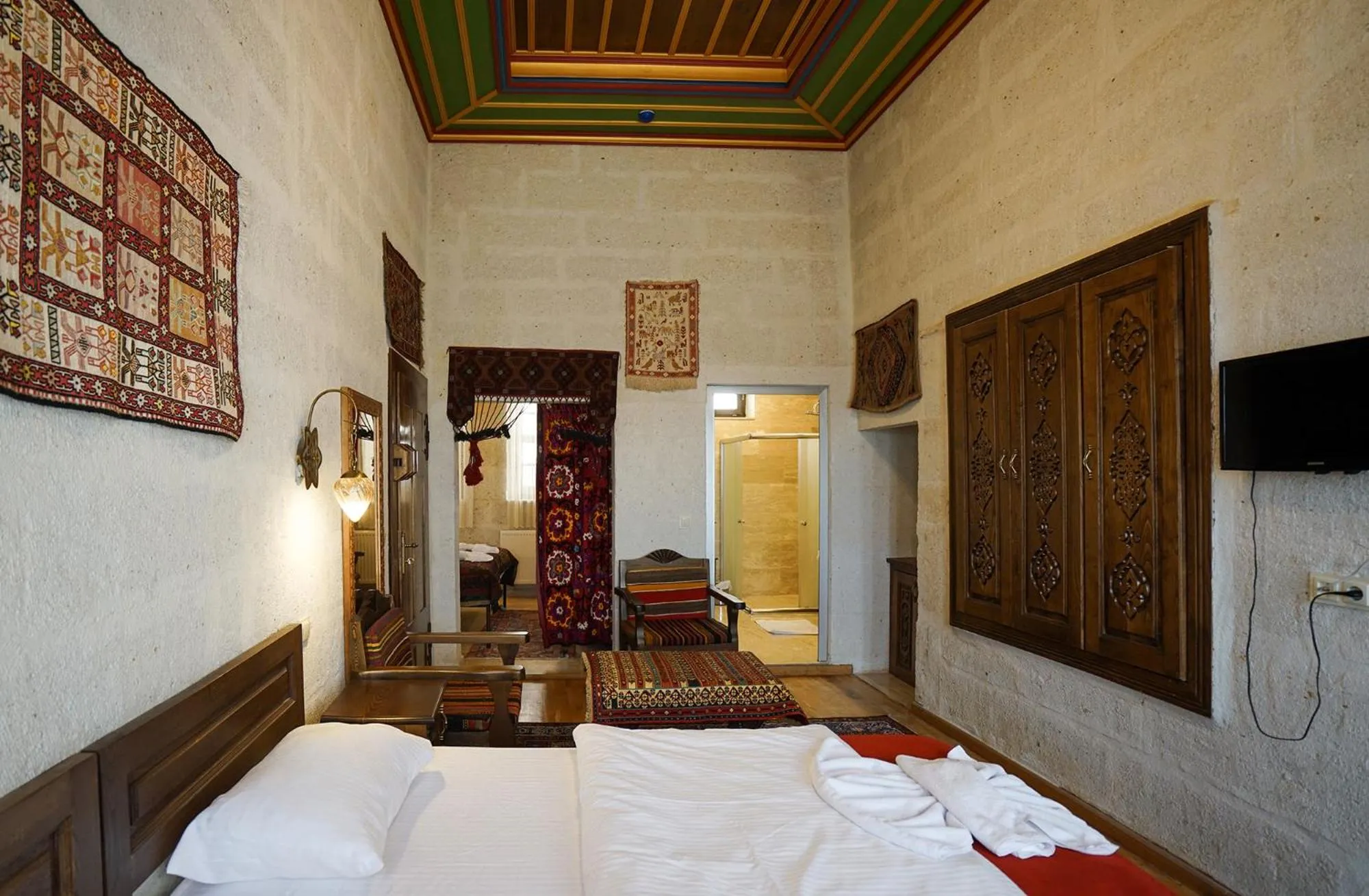 Bed in Yoruk Stone House