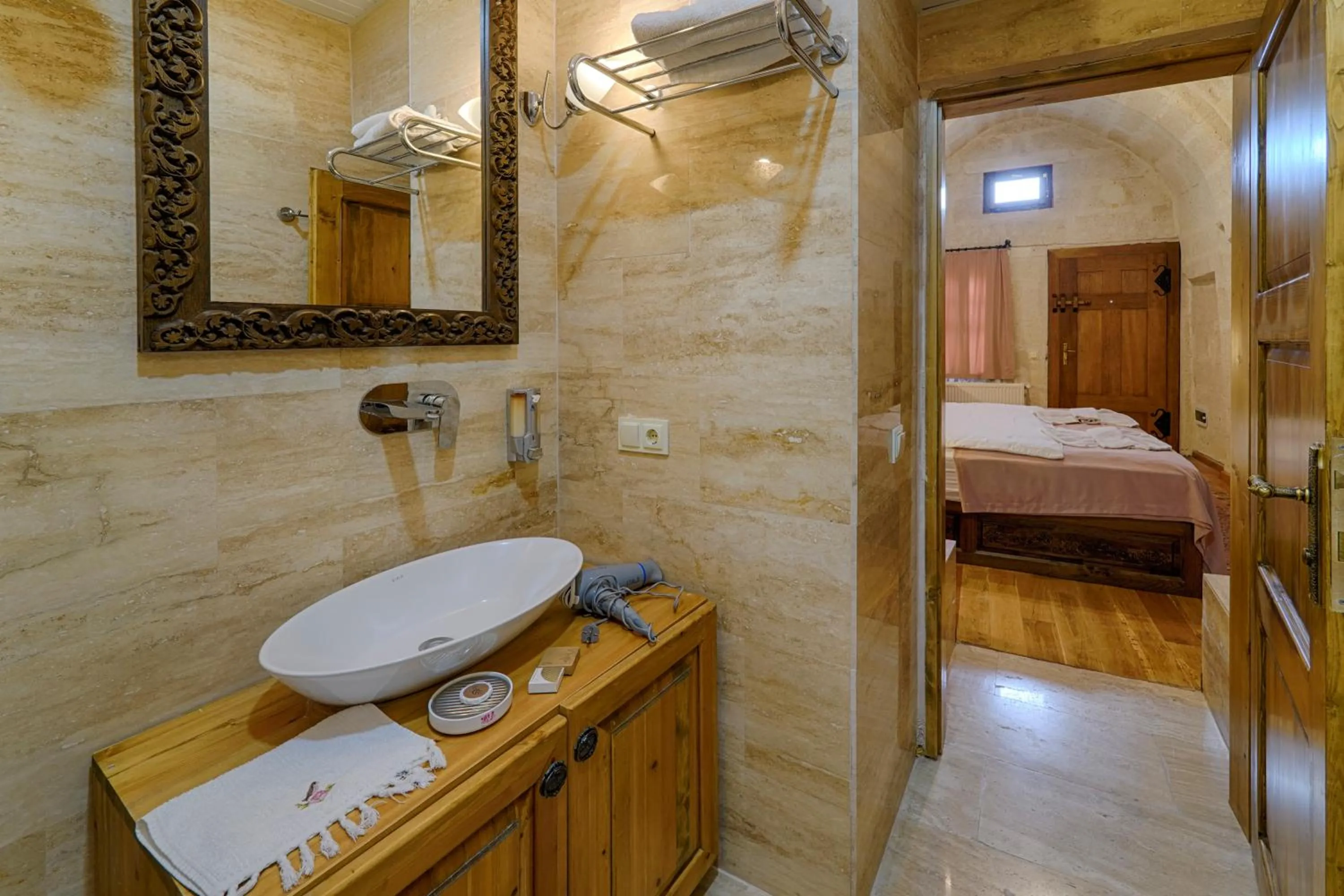 Bathroom in Yoruk Stone House