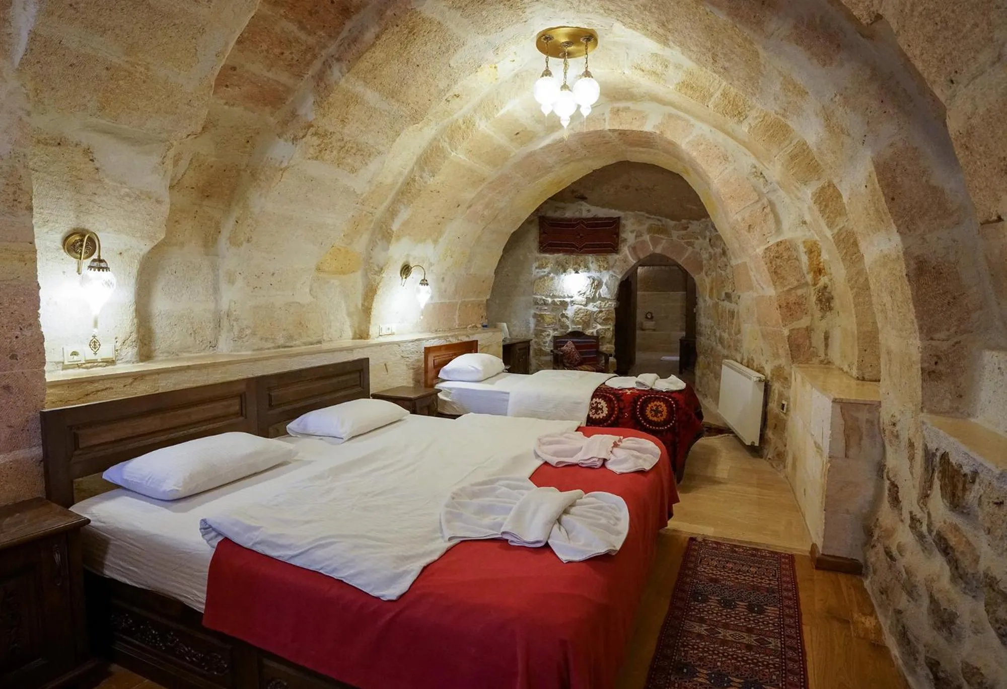Bed in Yoruk Stone House