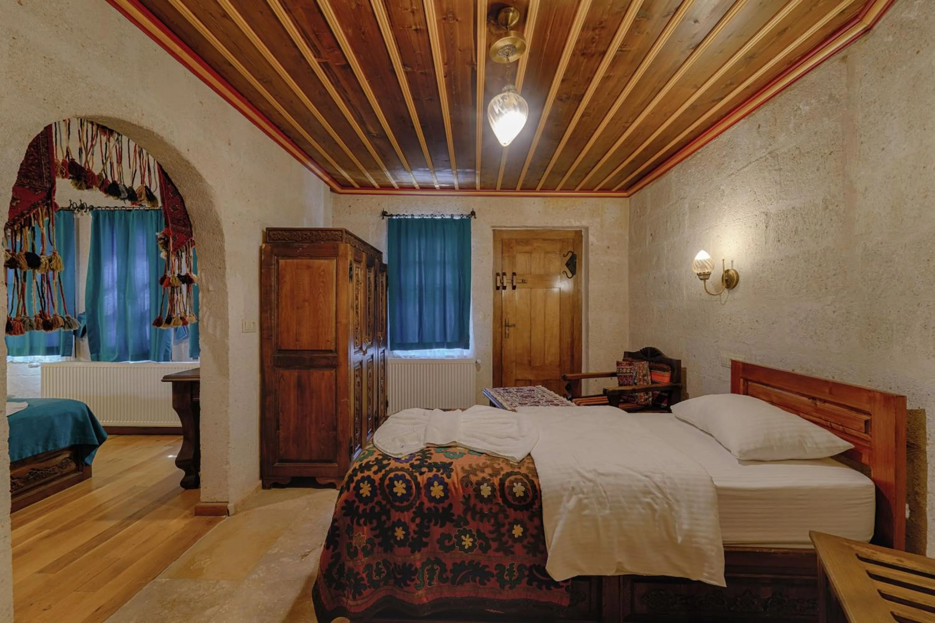 Bed in Yoruk Stone House