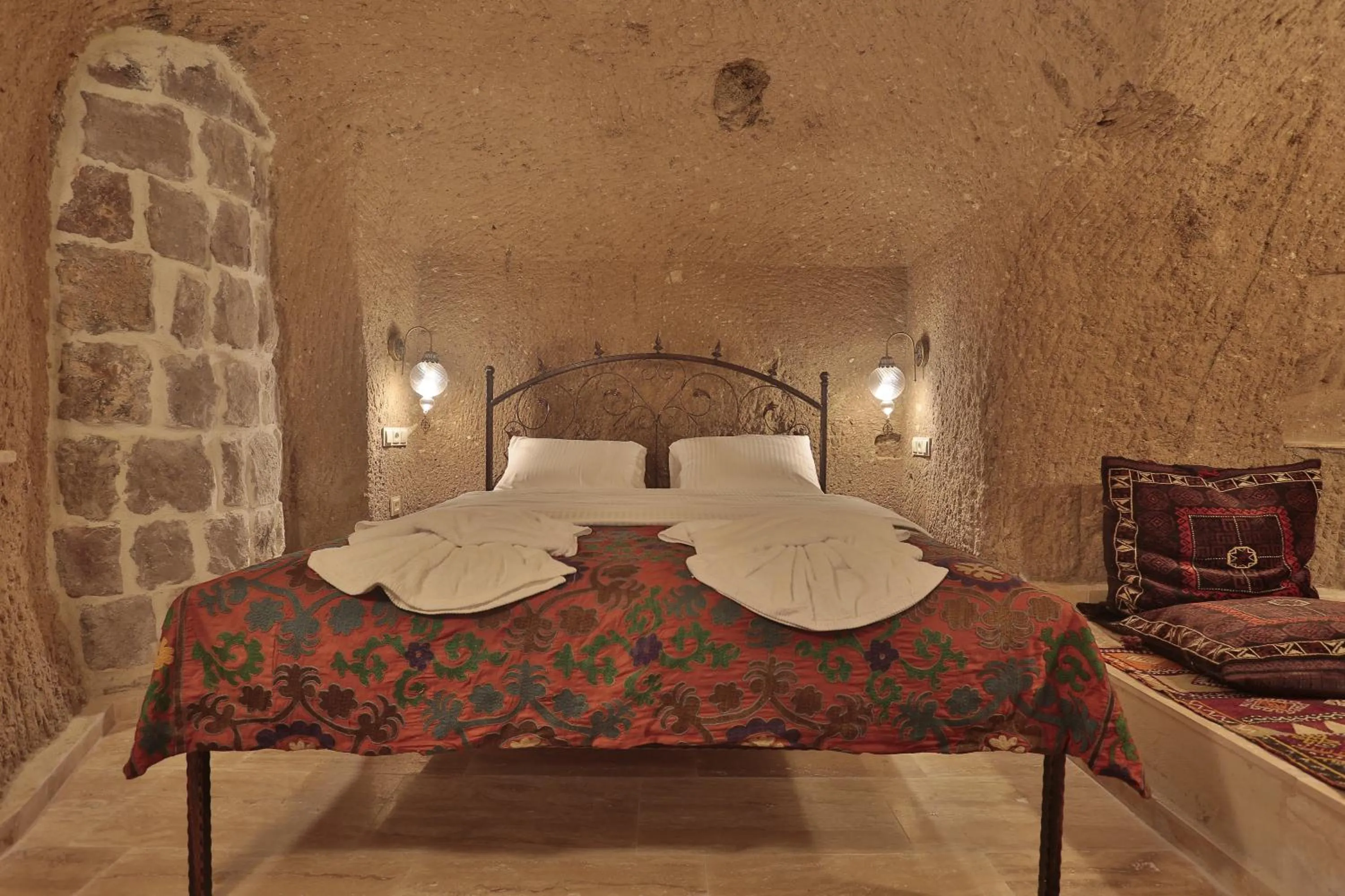 Bed in Yoruk Stone House