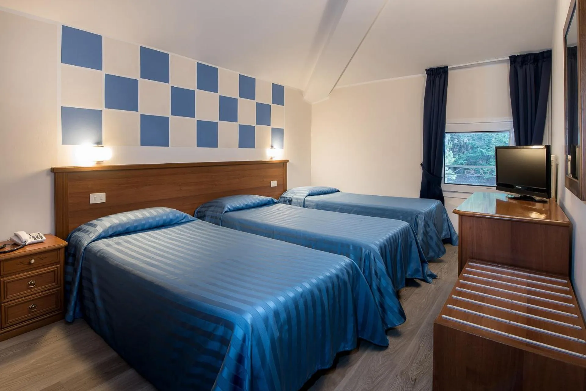 Bed in Hotel San Marco Sestola