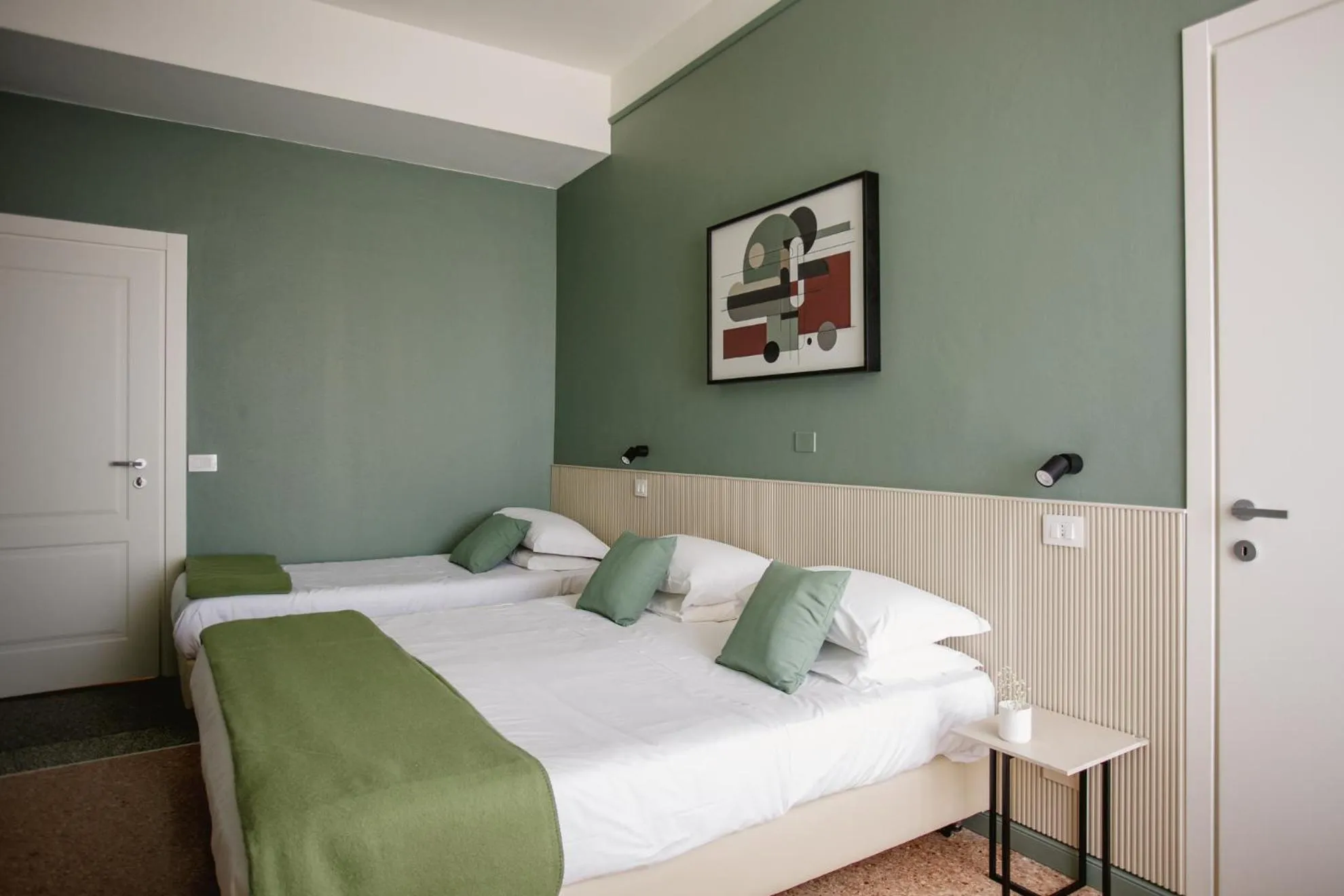 Bed in Hotel San Marco Sestola