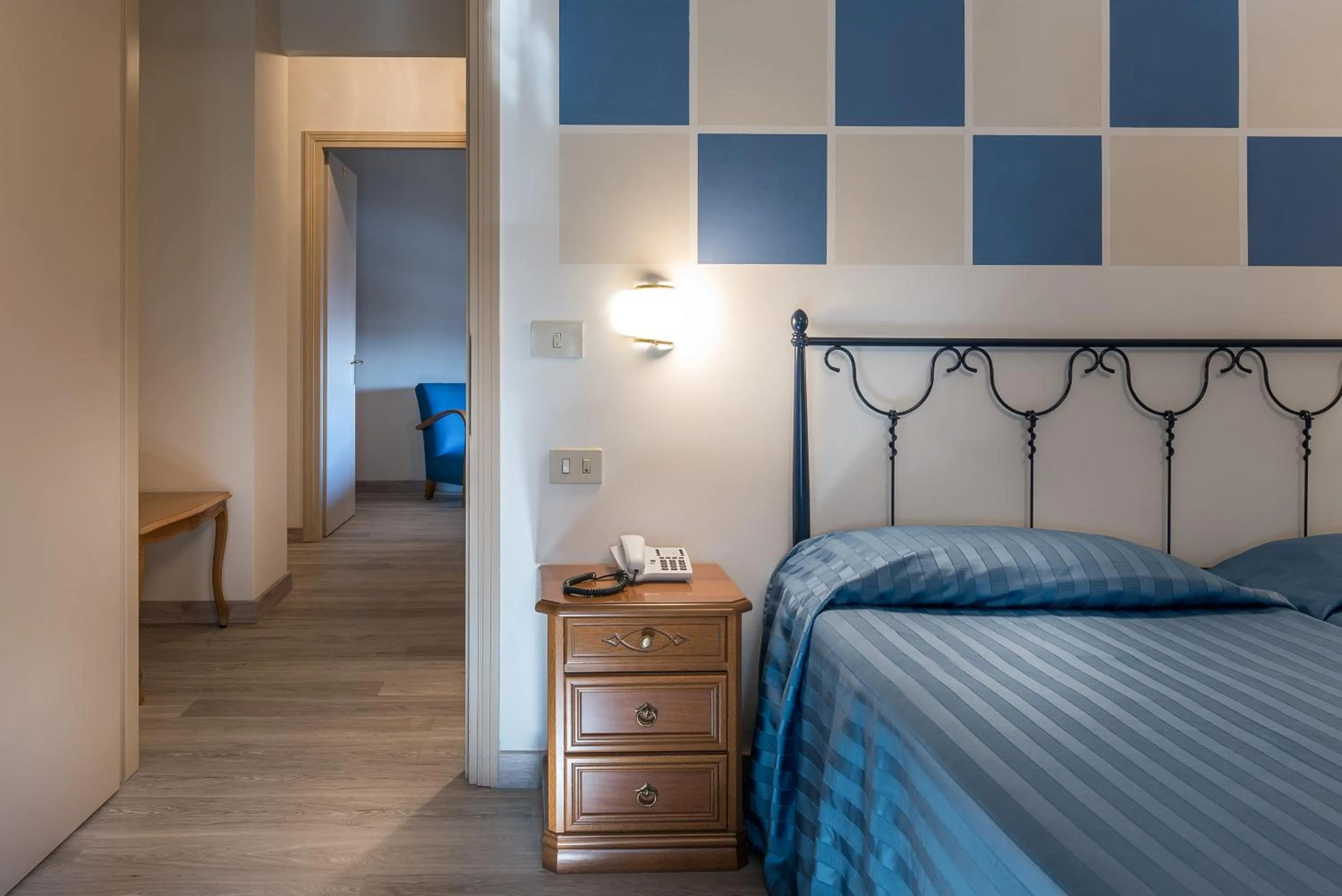 Bed in Hotel San Marco Sestola