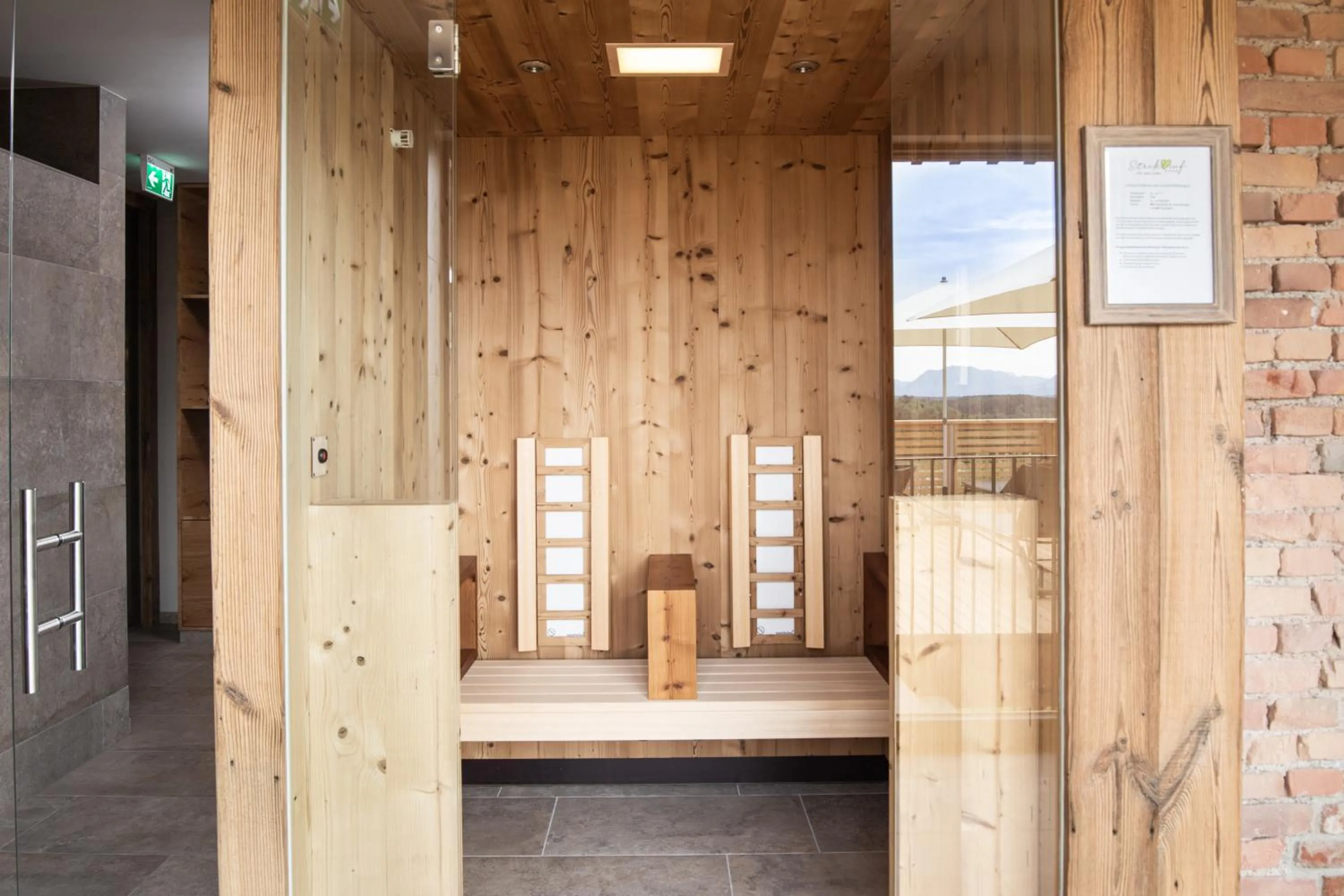 Sauna in Hotel Streklhof