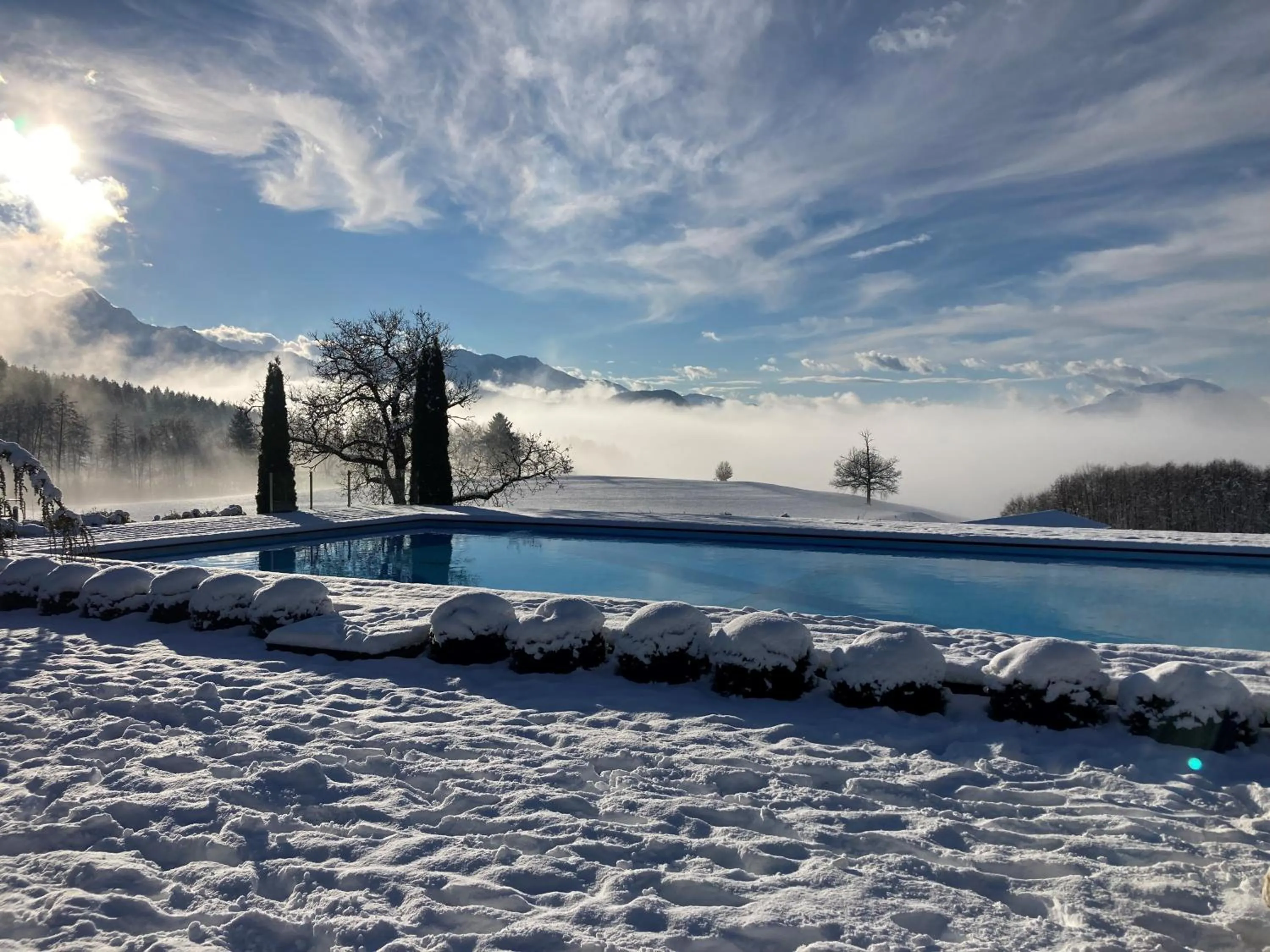 Natural landscape in Hotel Streklhof